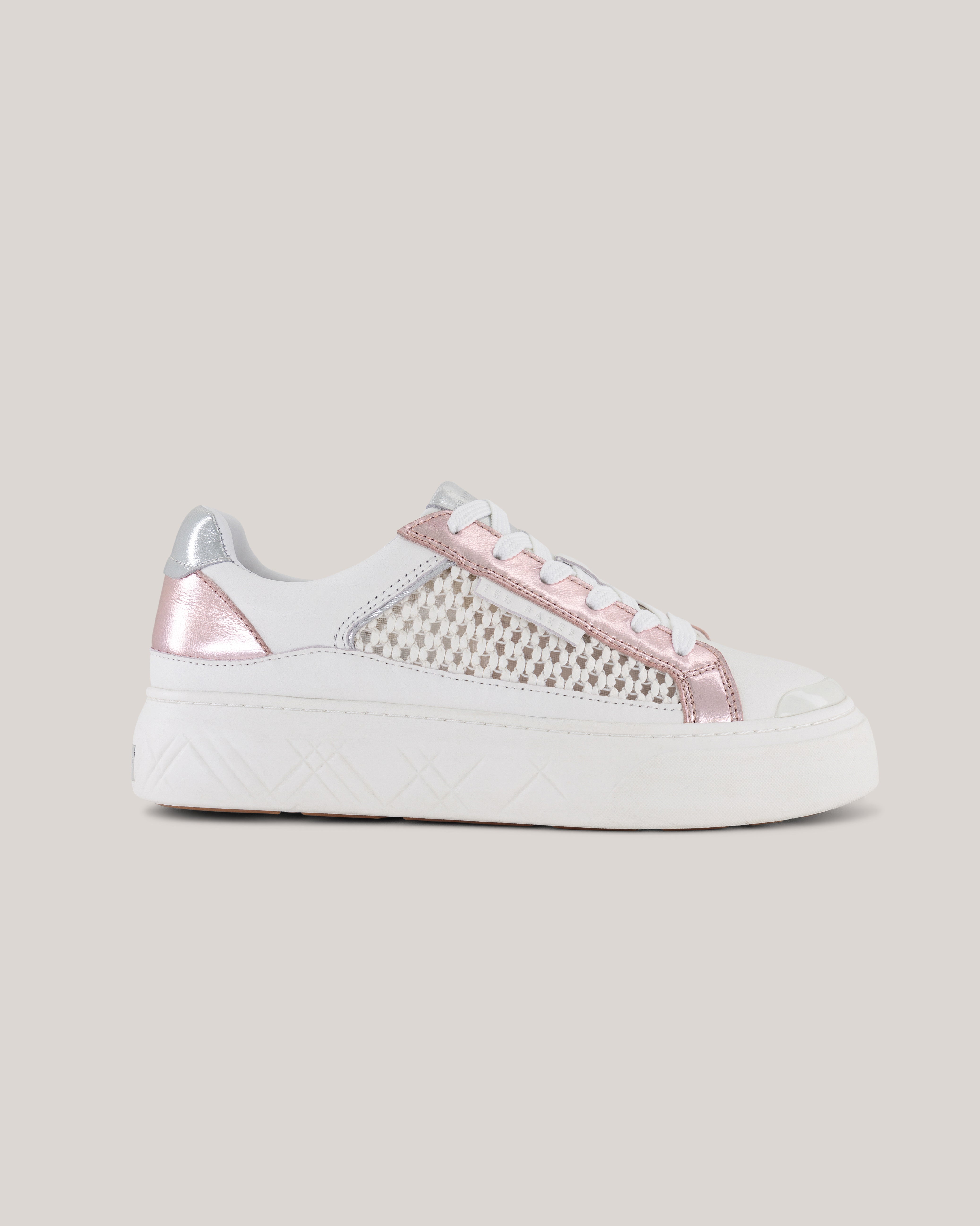 Adiison Branded Platform Trainer Pink