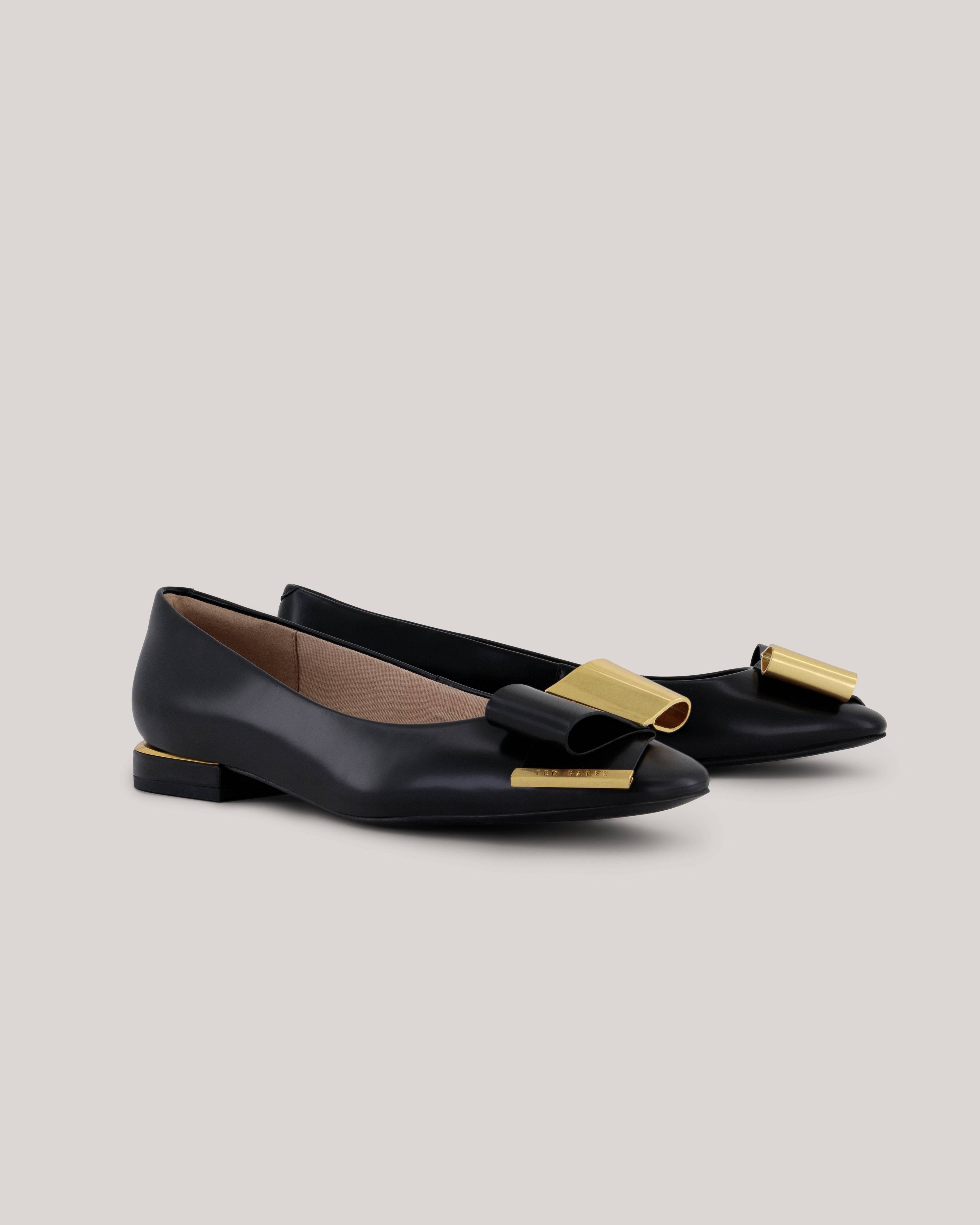 Daribo Flat Bow Shoes Black