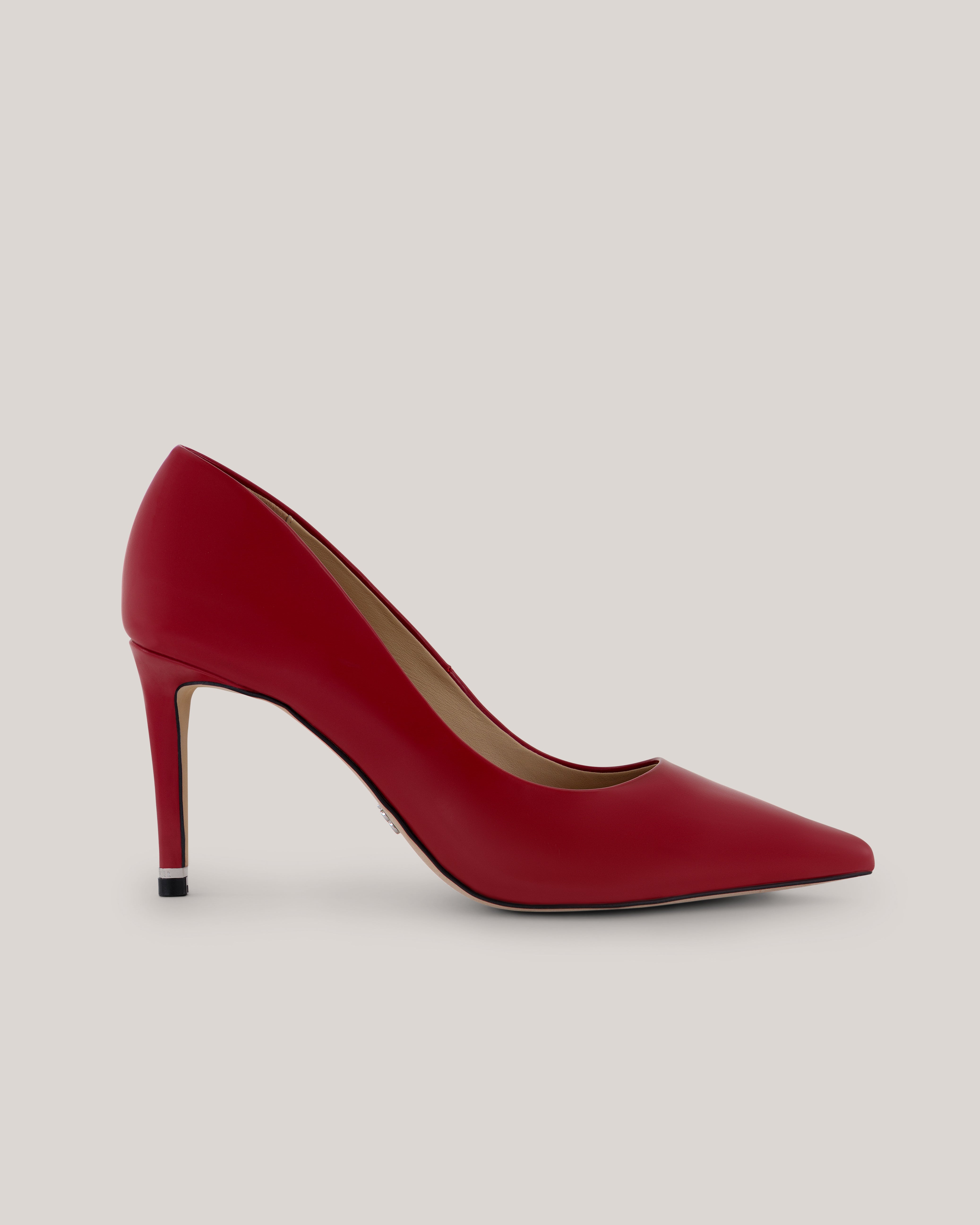Chrltte Heeled Shoe With Heel Hardwa Red
