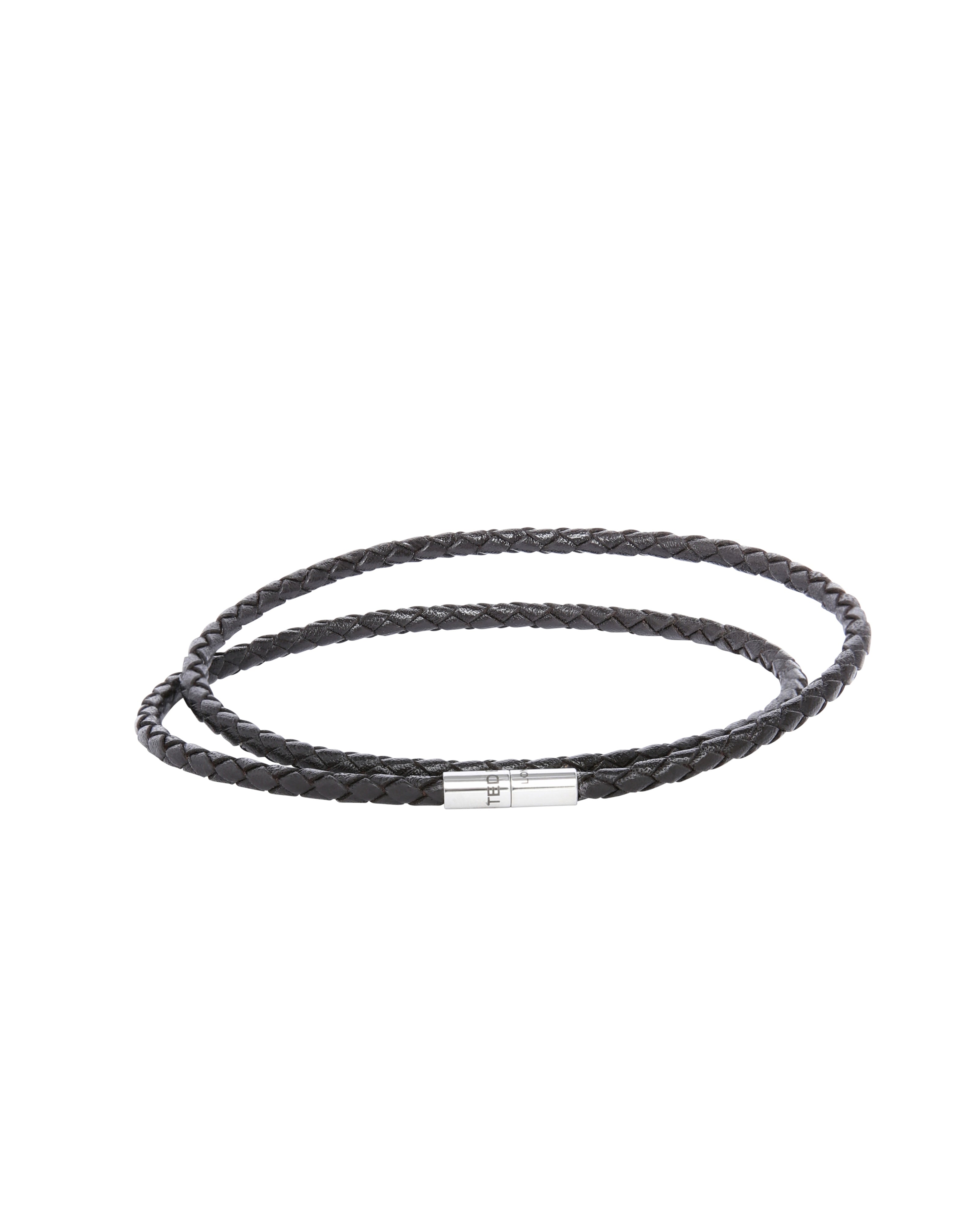 Ppound Woven Bracelet Brown