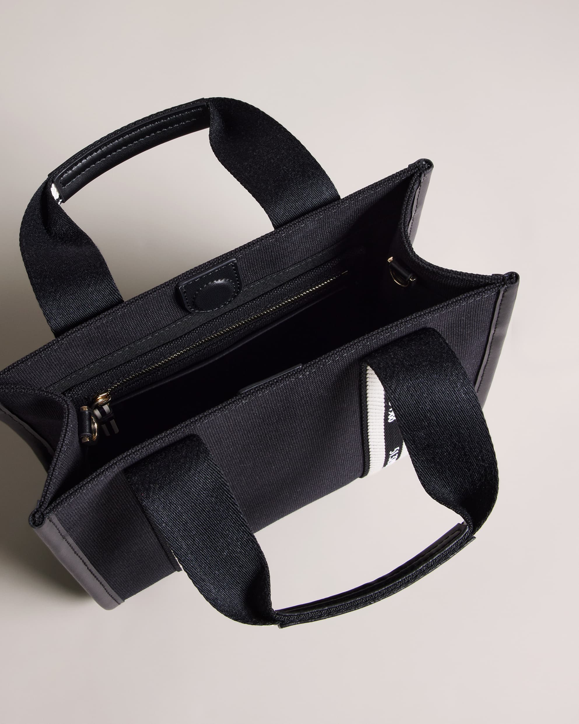 Georjea Branded Webbing Canvas Small Tote