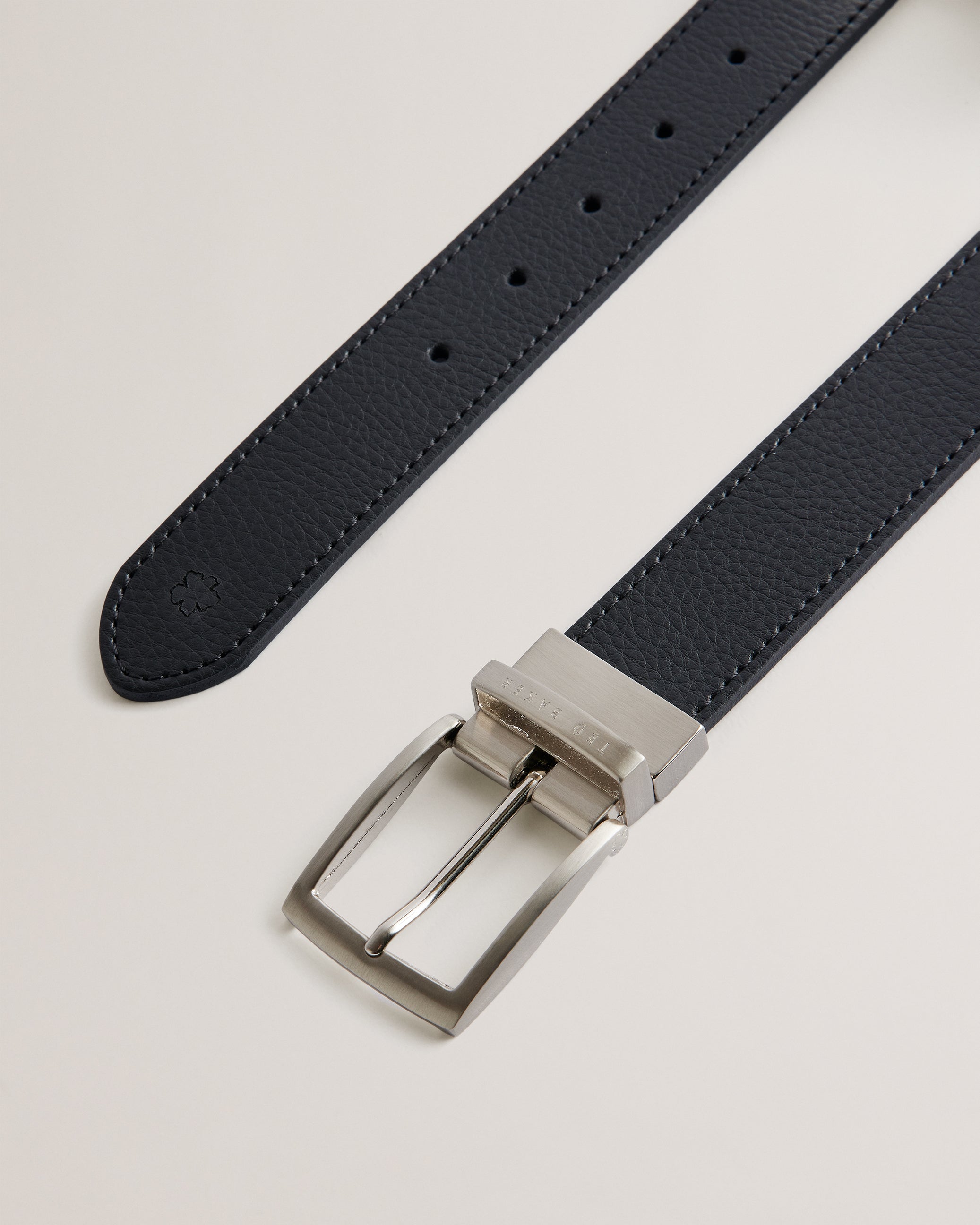 Breemer Reversible Leather Belt Black
