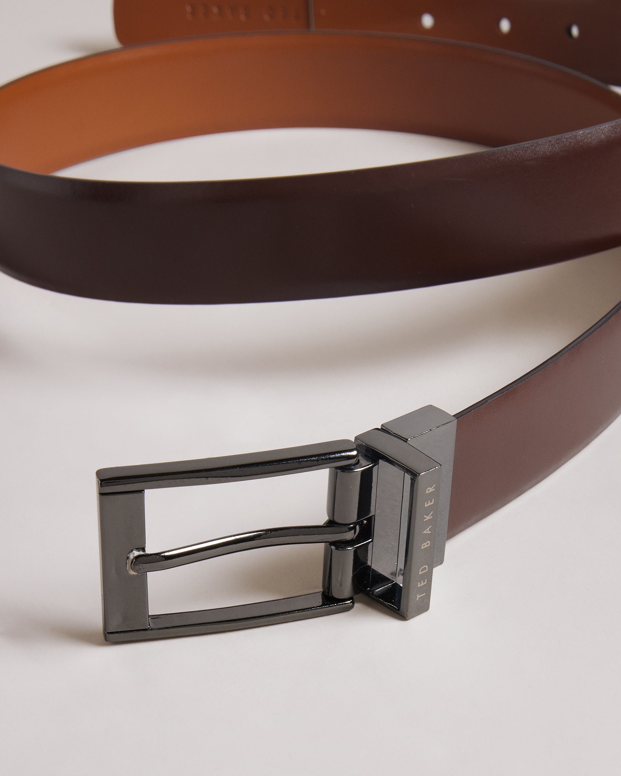 Breemer Reversible Leather Belt Brn-Choc