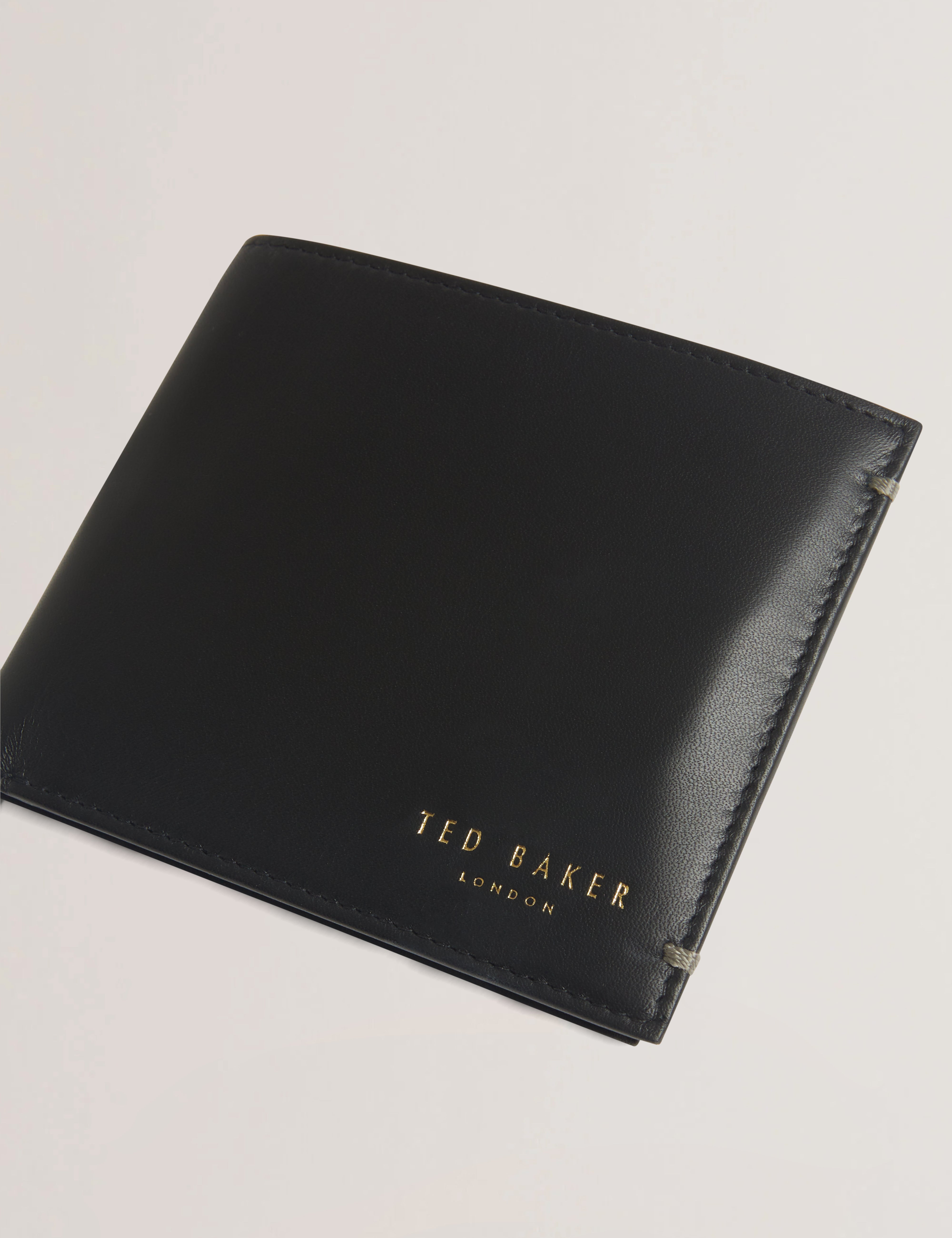 Antoony Bifold Leather Wallet Black