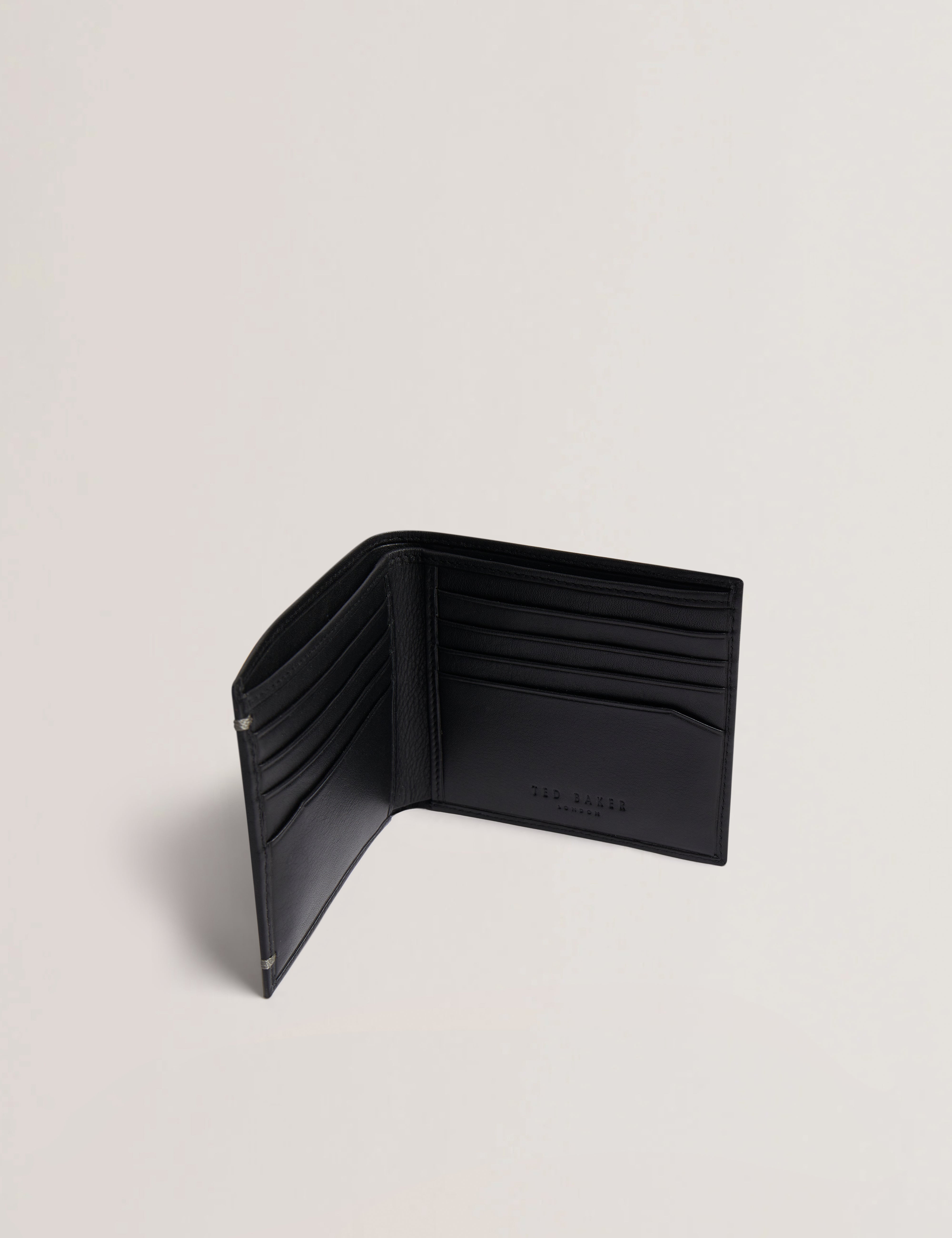 Antoony Bifold Leather Wallet Black