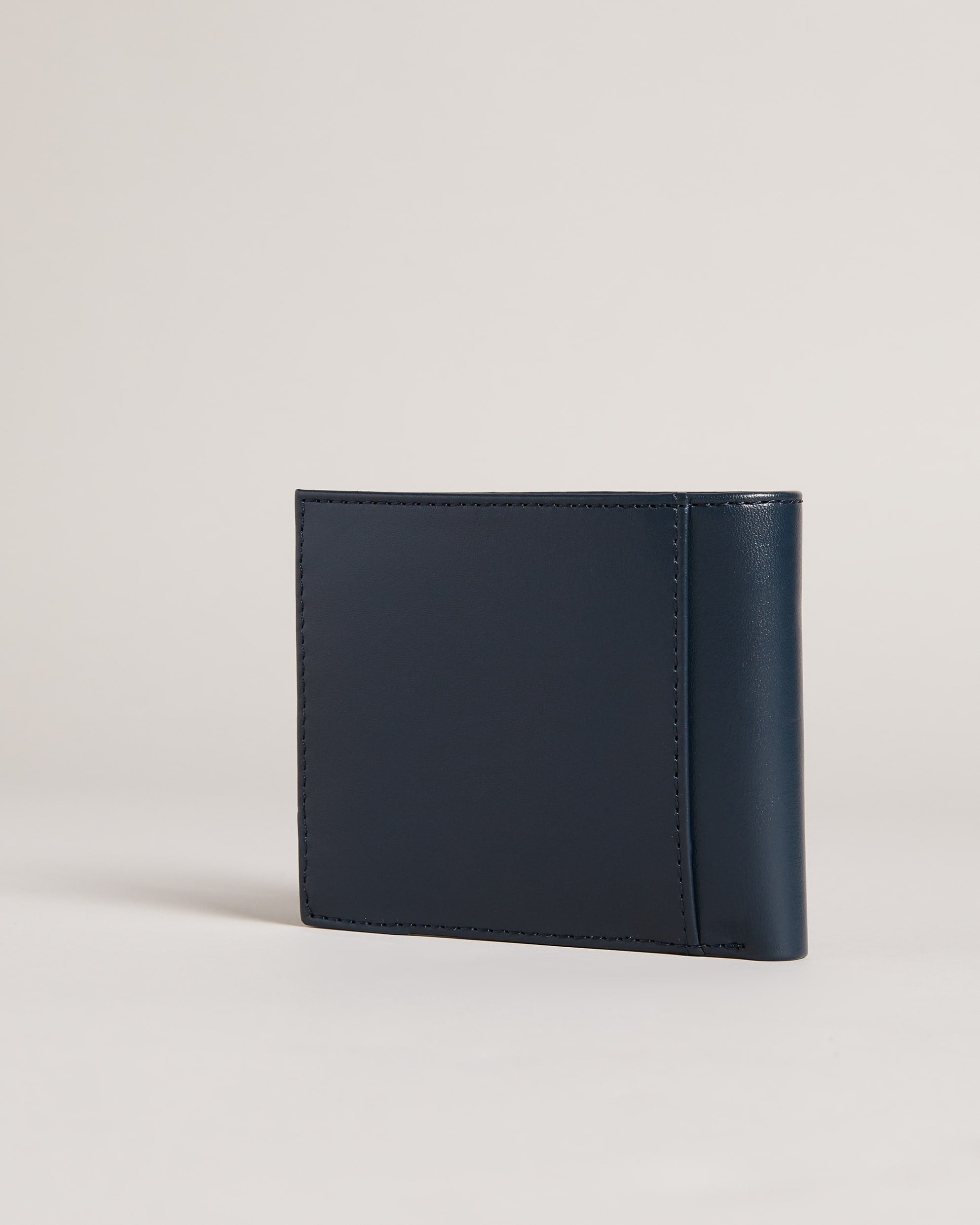 Kornerr Metal Corner Bifold Coin Wallet Navy