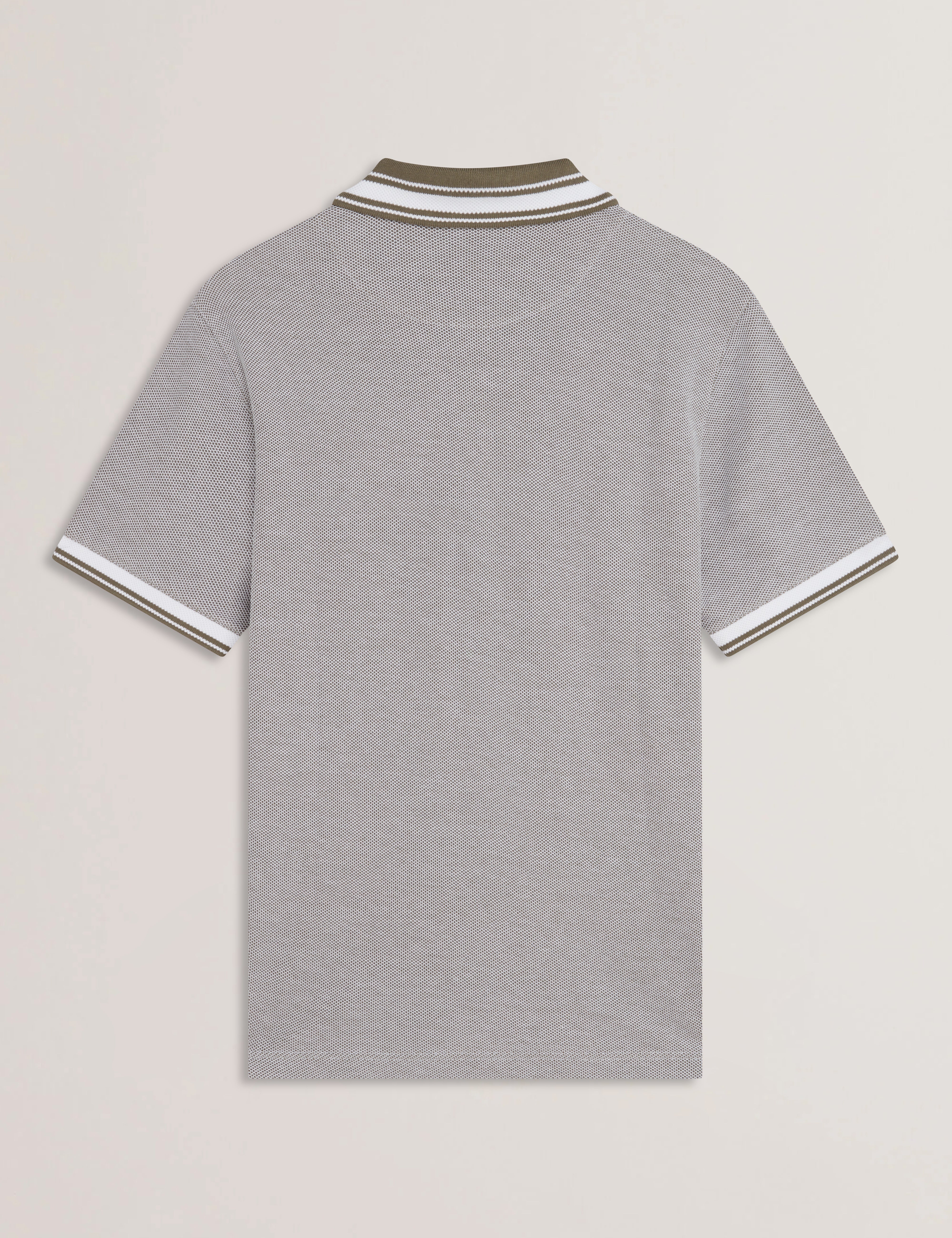 Phenes Ss Regular Fit Textured Polo Olive