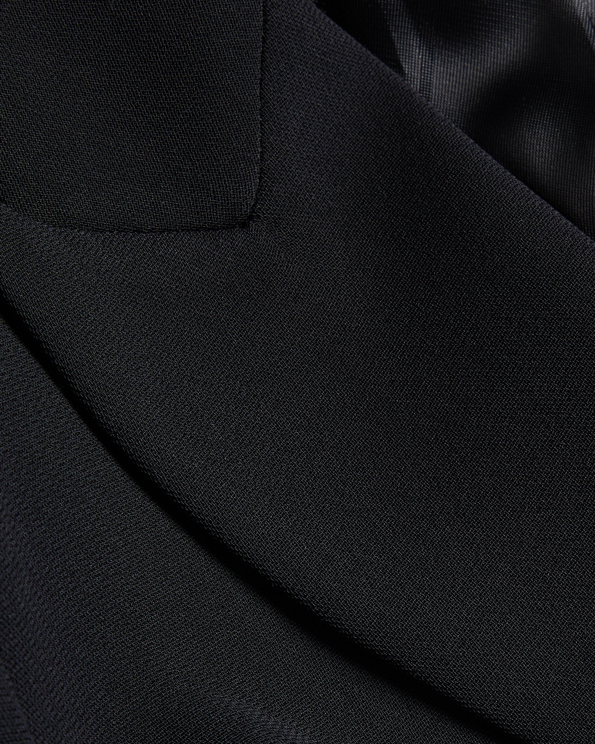 Manabl Single Breasted Tailored Blazer Black