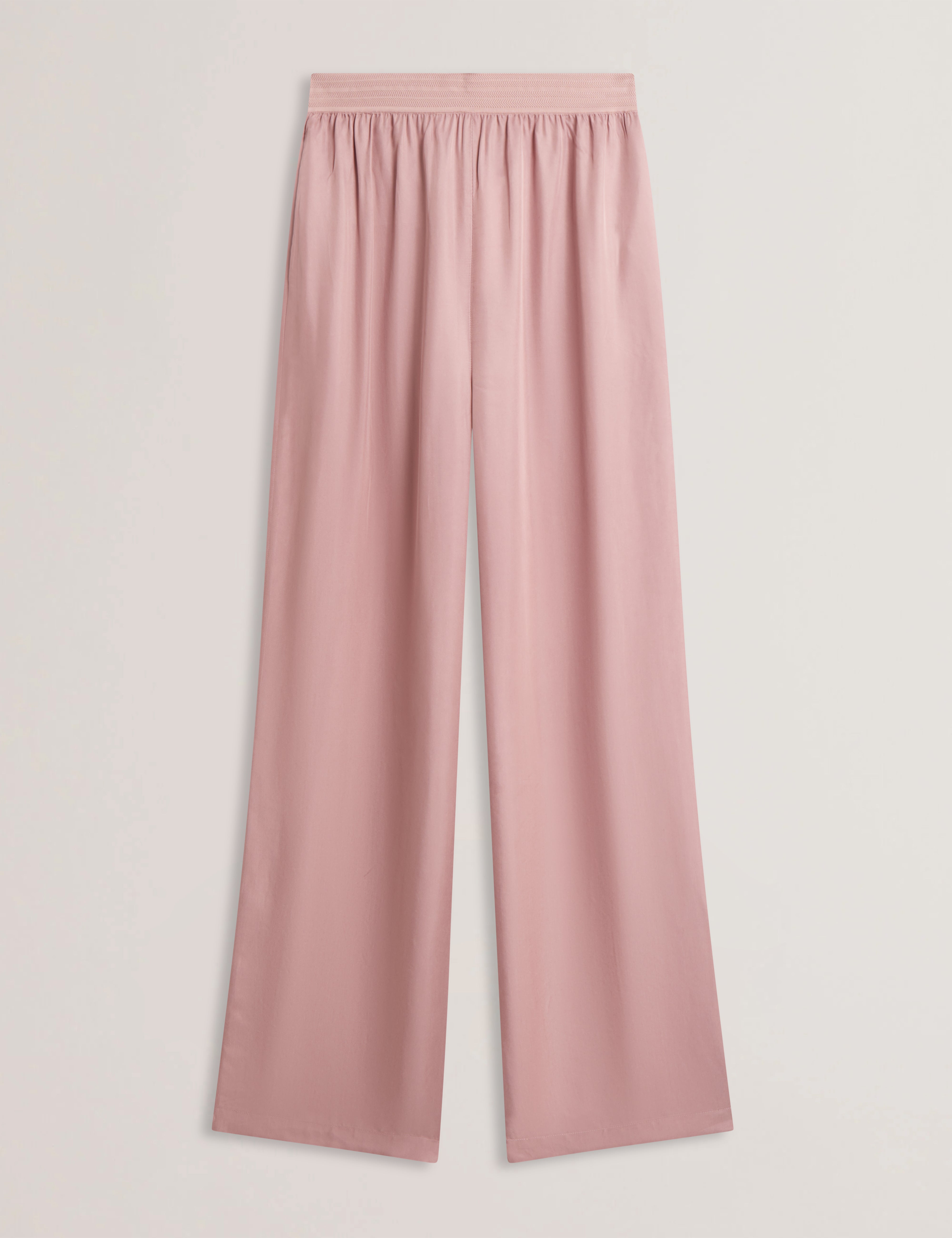Vinca Cupro Wide Leg Trouser Dusky-Pink