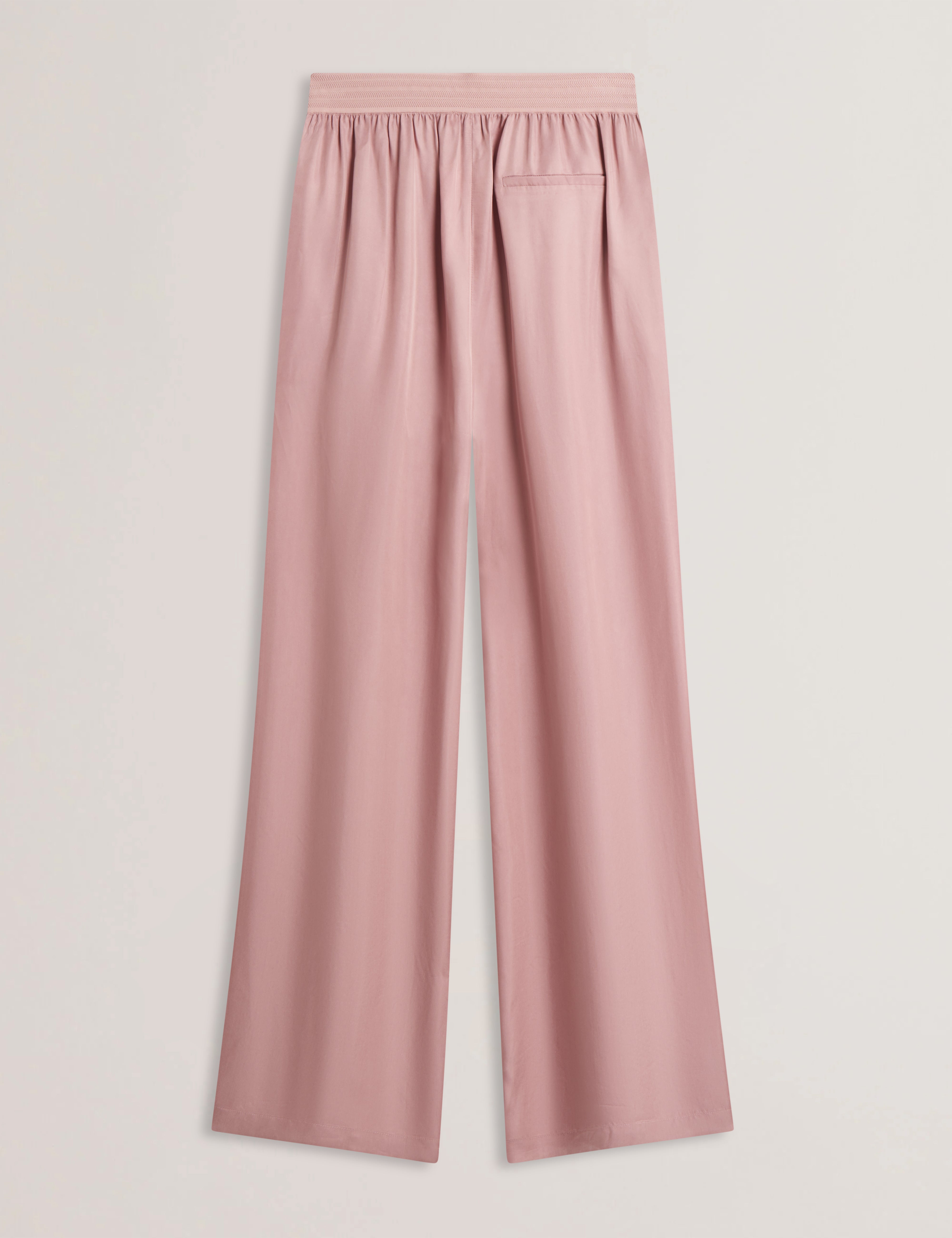 Vinca Cupro Wide Leg Trouser Dusky-Pink