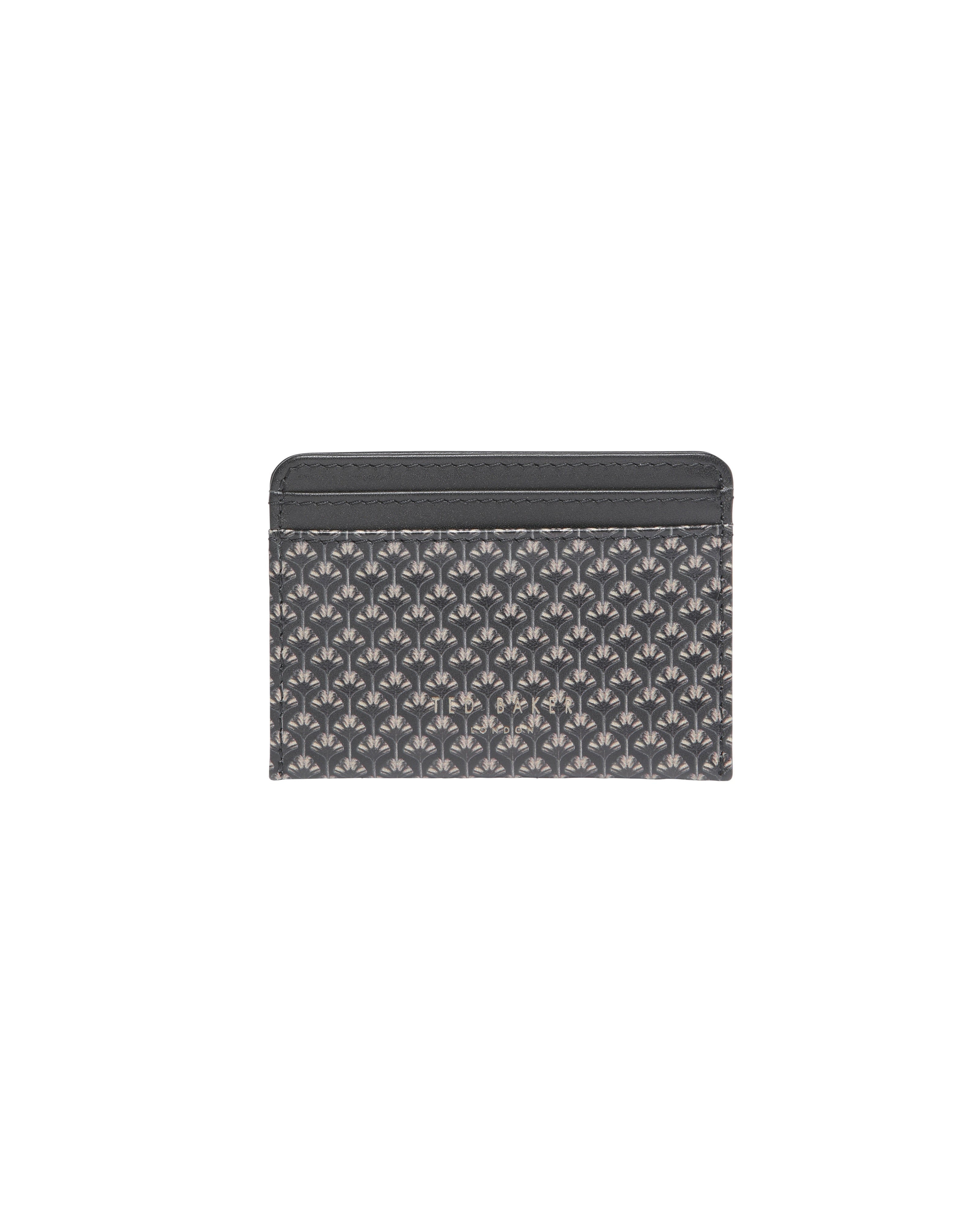 Palmii Printed Leather Cardholder Black