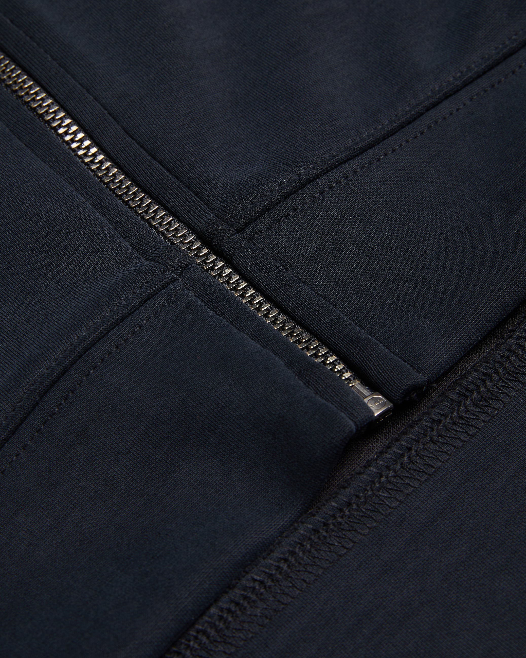 Arorha Zip Through Funnel Neck Sweat Black