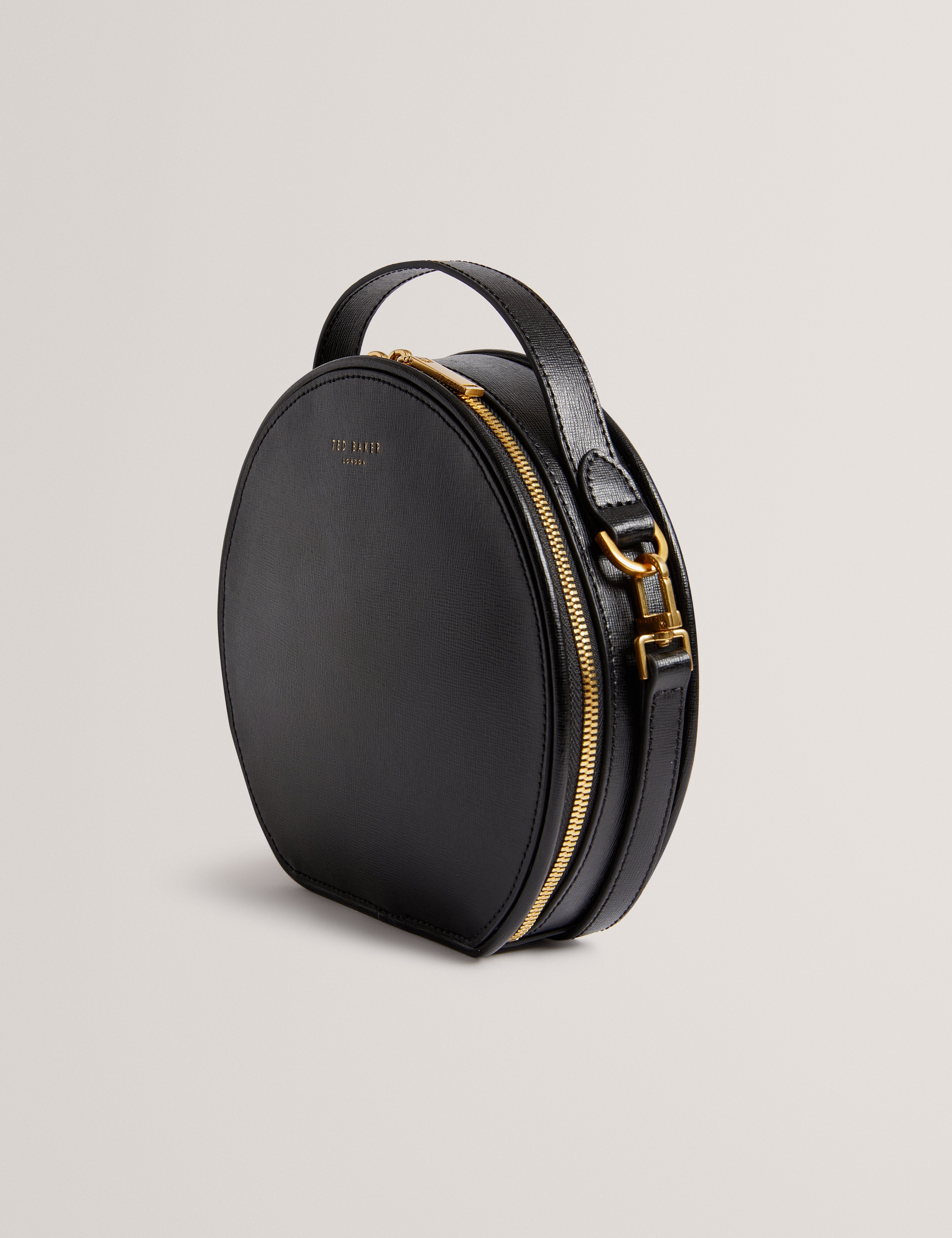 Taby Travel Novelty Circle Crossbody Black