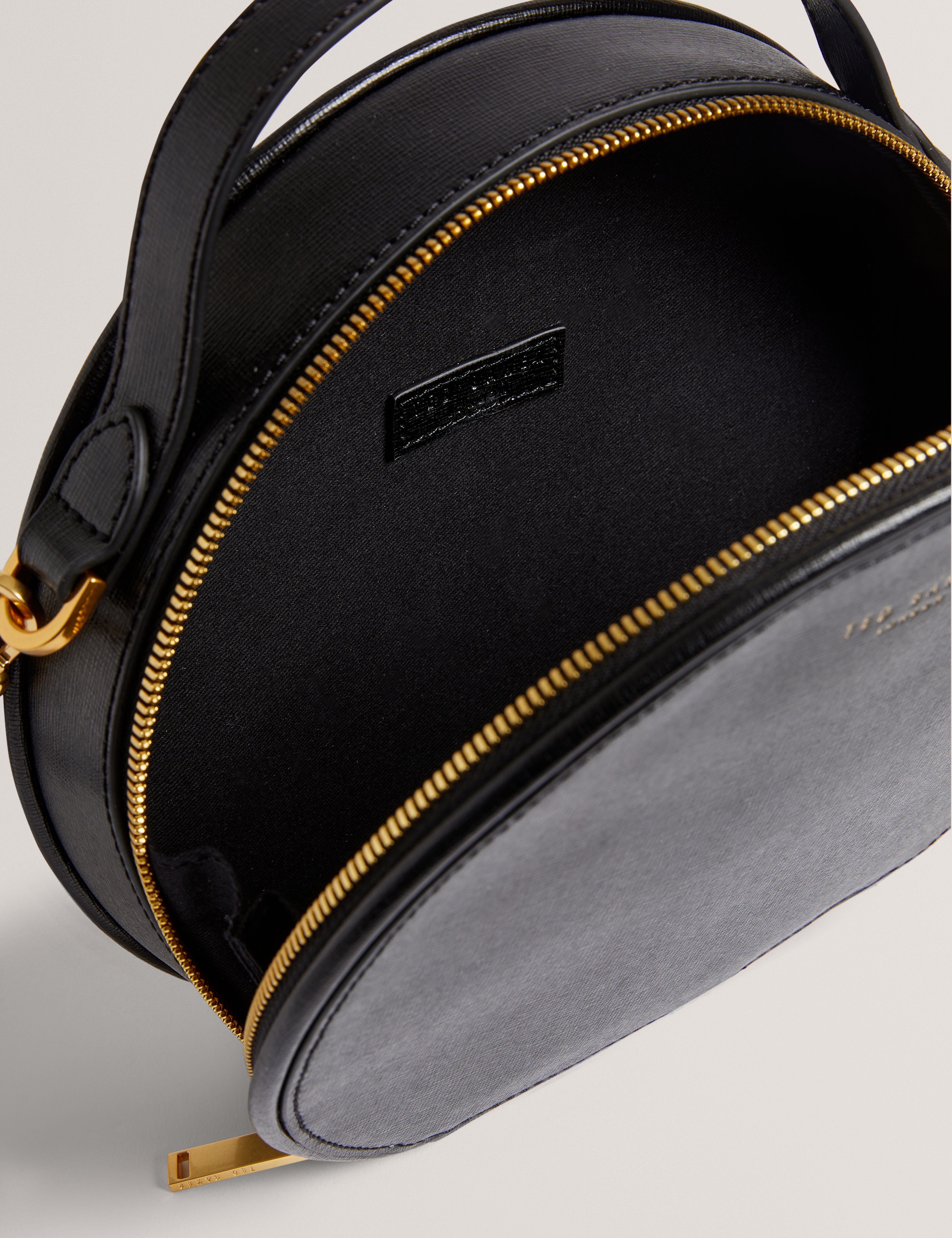 Taby Travel Novelty Circle Crossbody Black