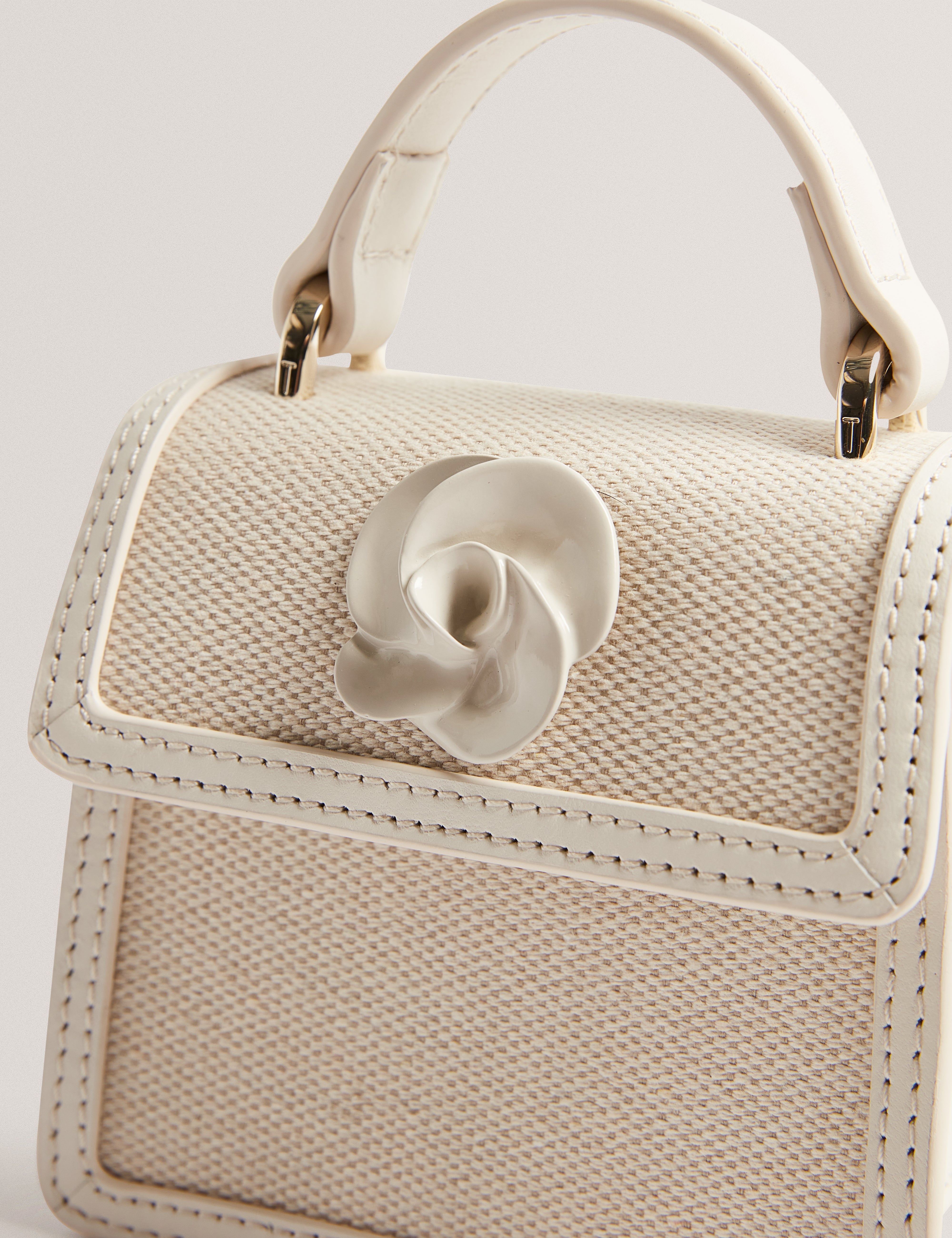 أودو حقيبة ميني لون بيج