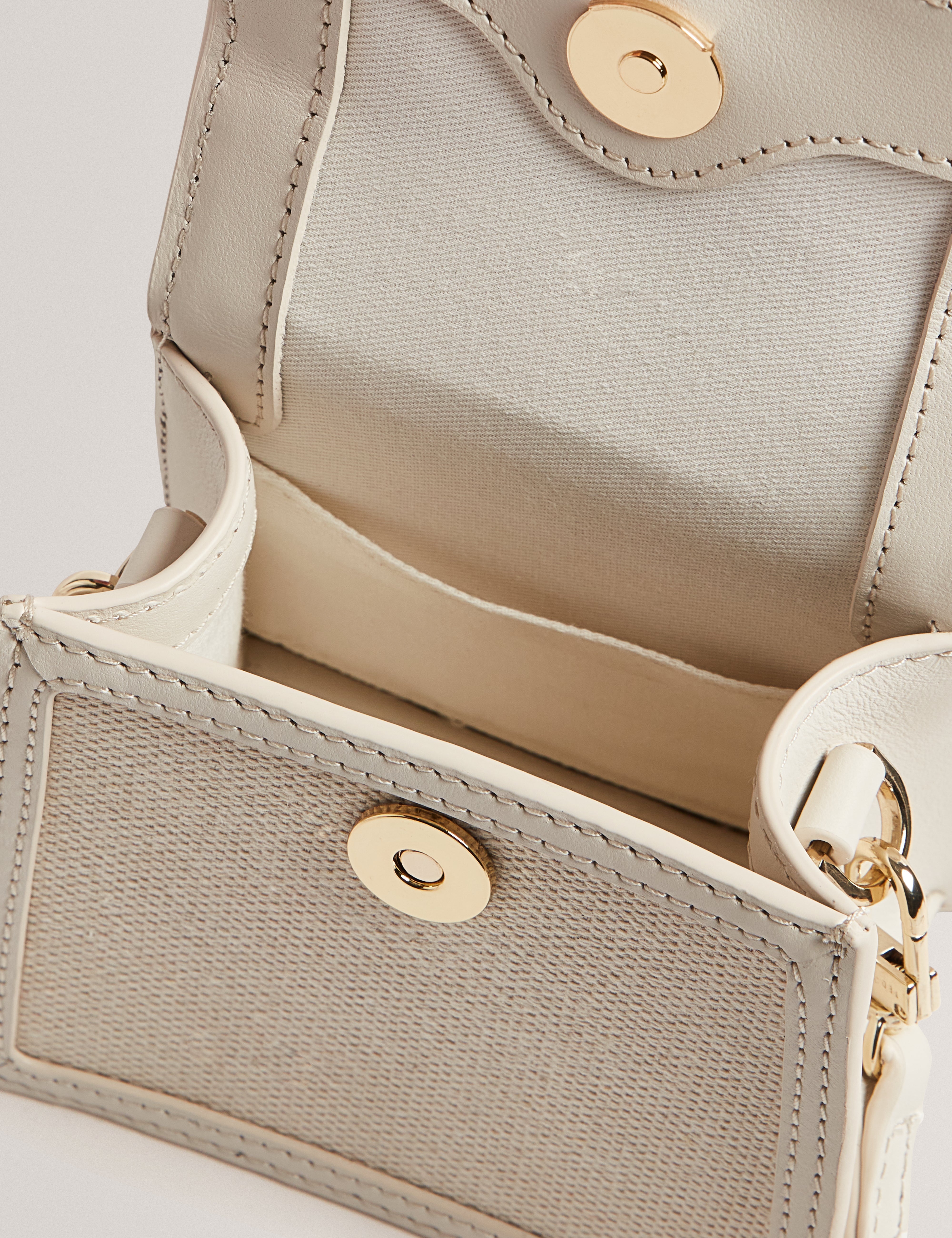 أودو حقيبة ميني لون بيج