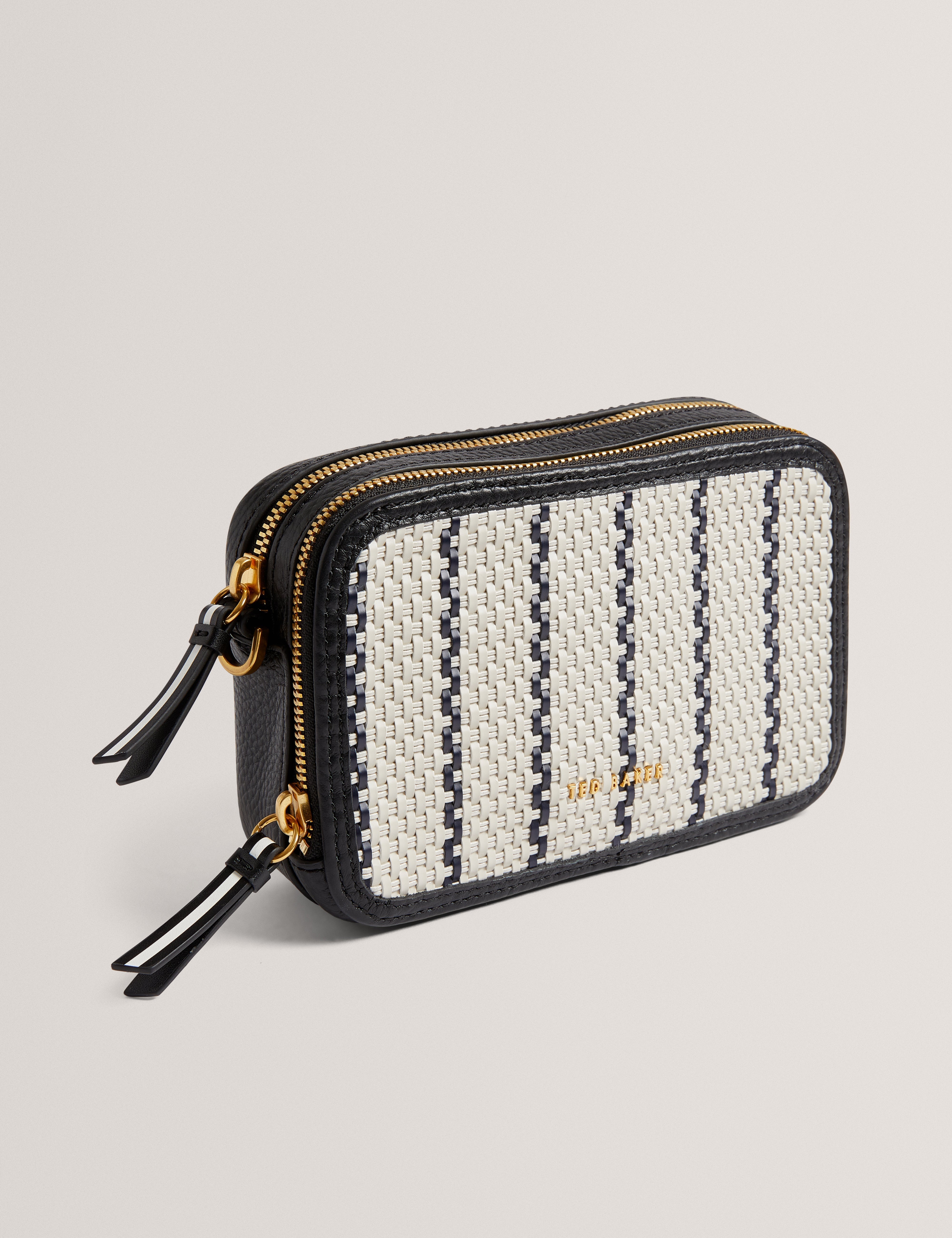 Rivir Woven Cross Body Bag Navy