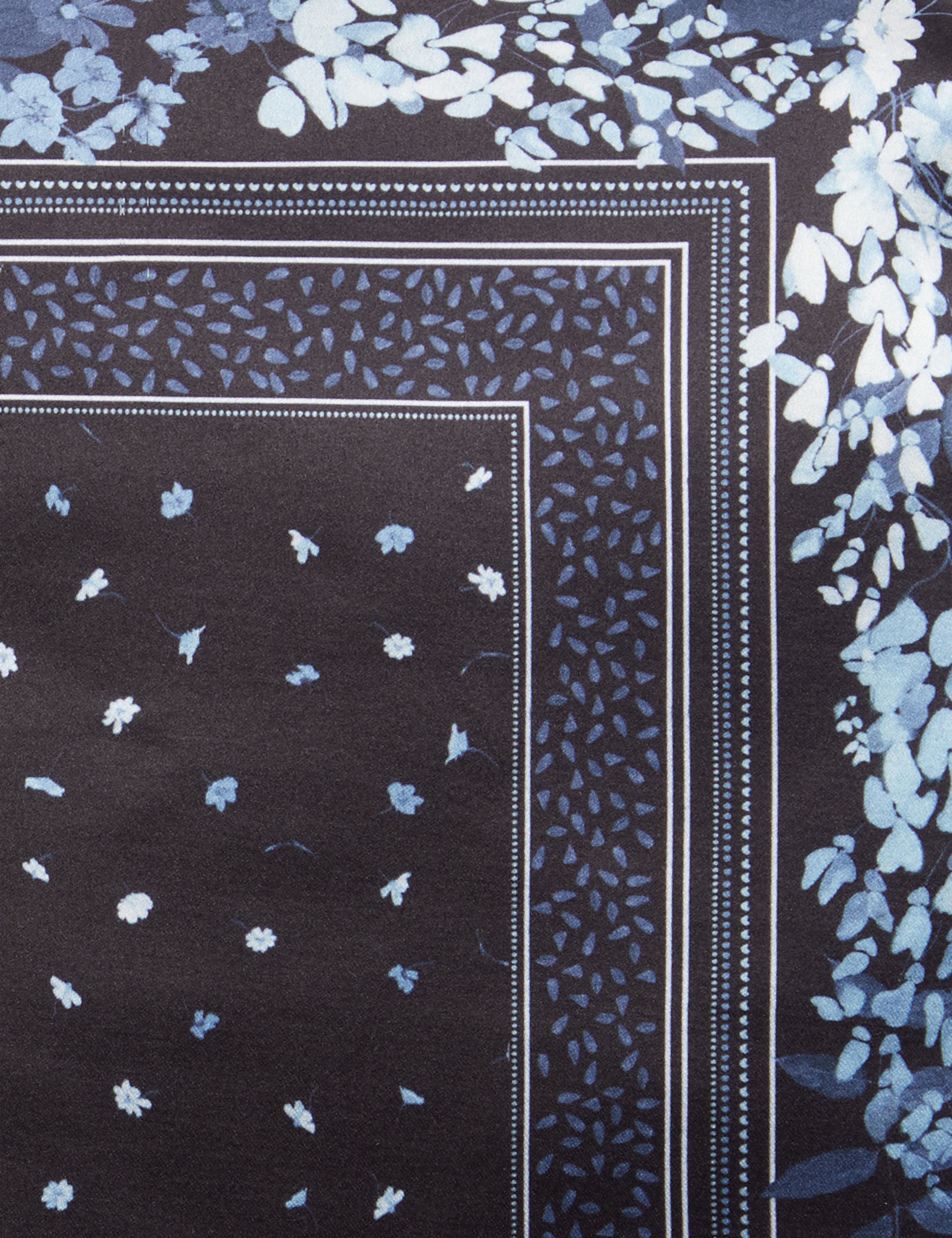 Sateeyn Satin Scarf Shoulder Bag Black