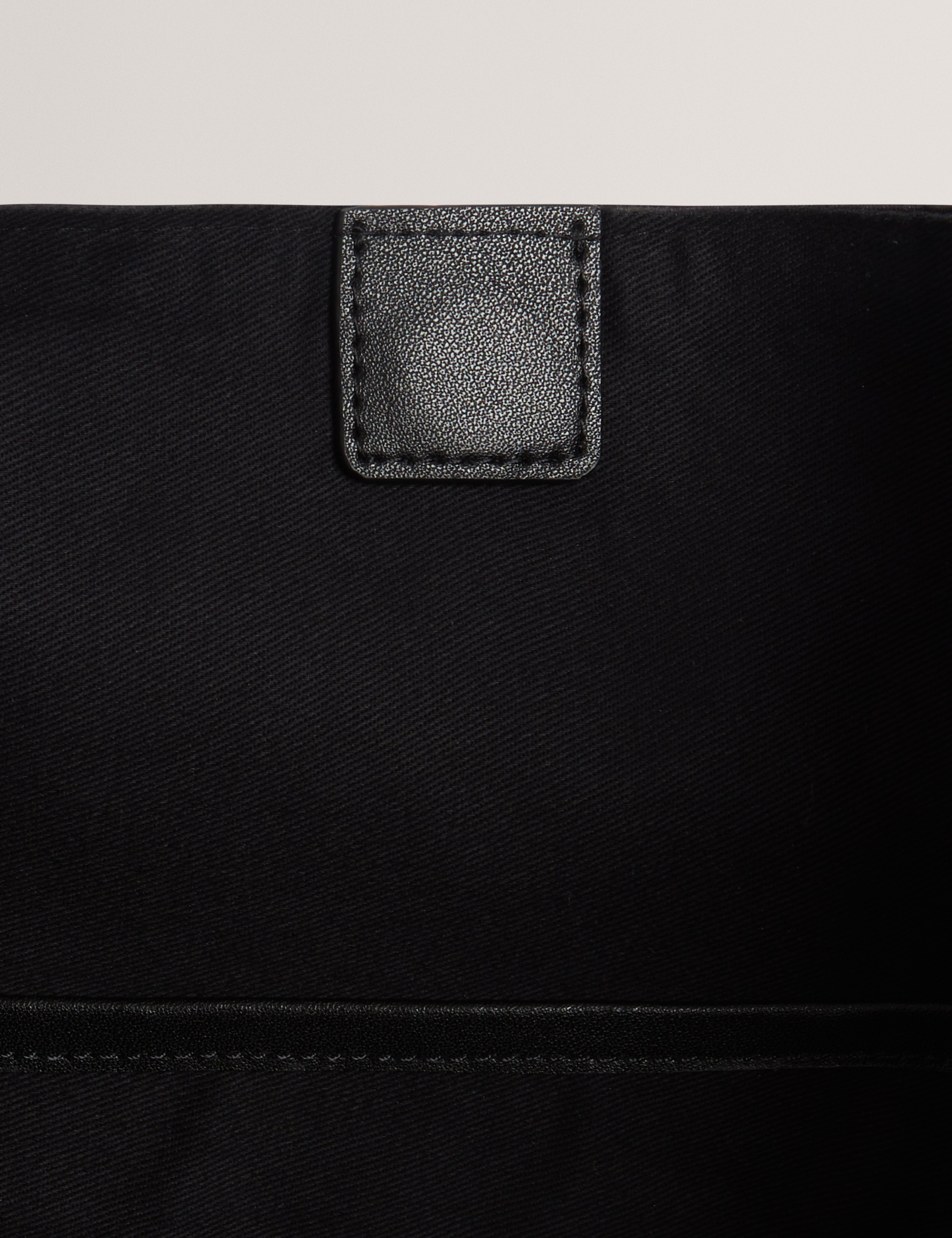 Sateeyn Satin Scarf Shoulder Bag Black