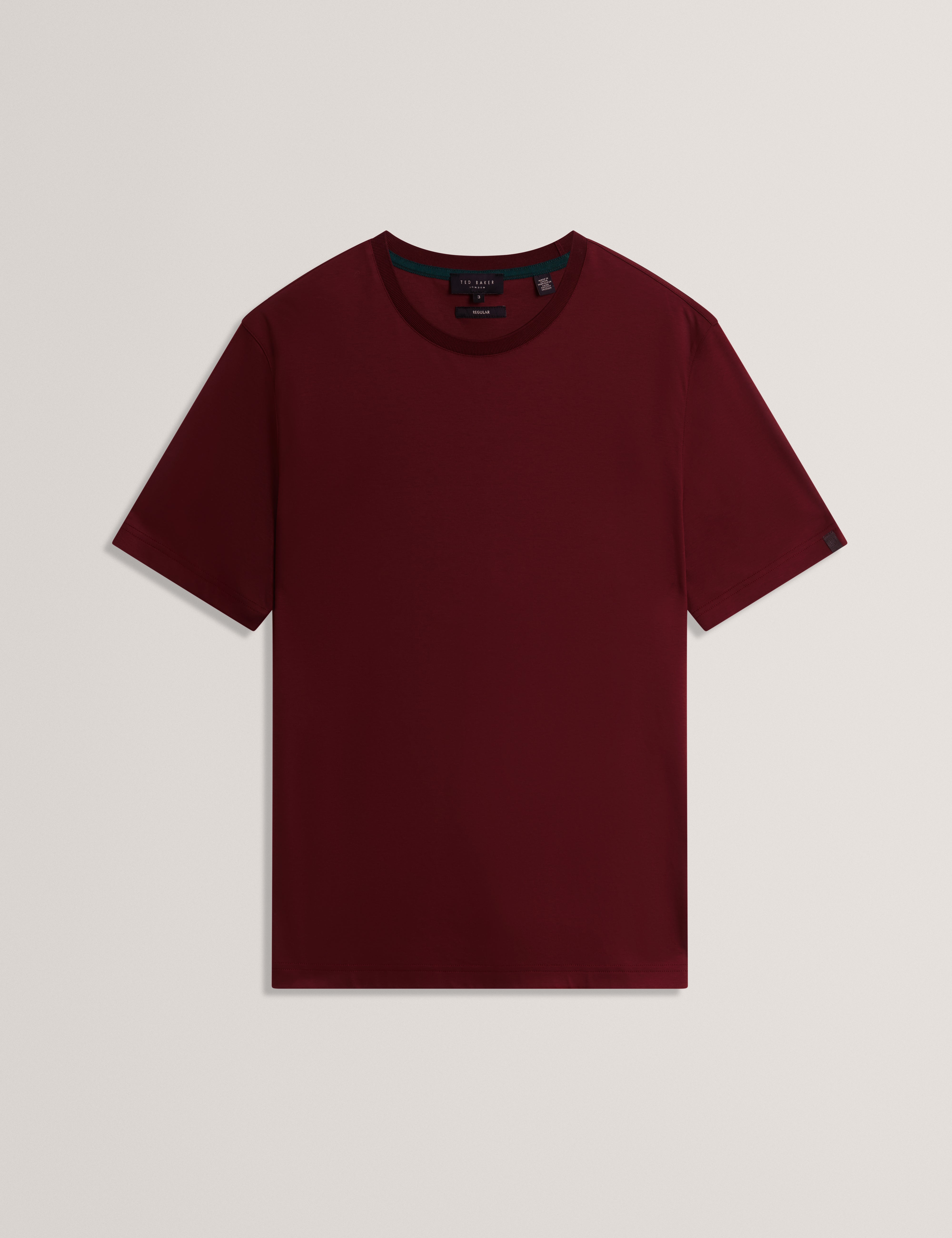 كونراد تيشيرت أحمر داكن بقماش ناعم