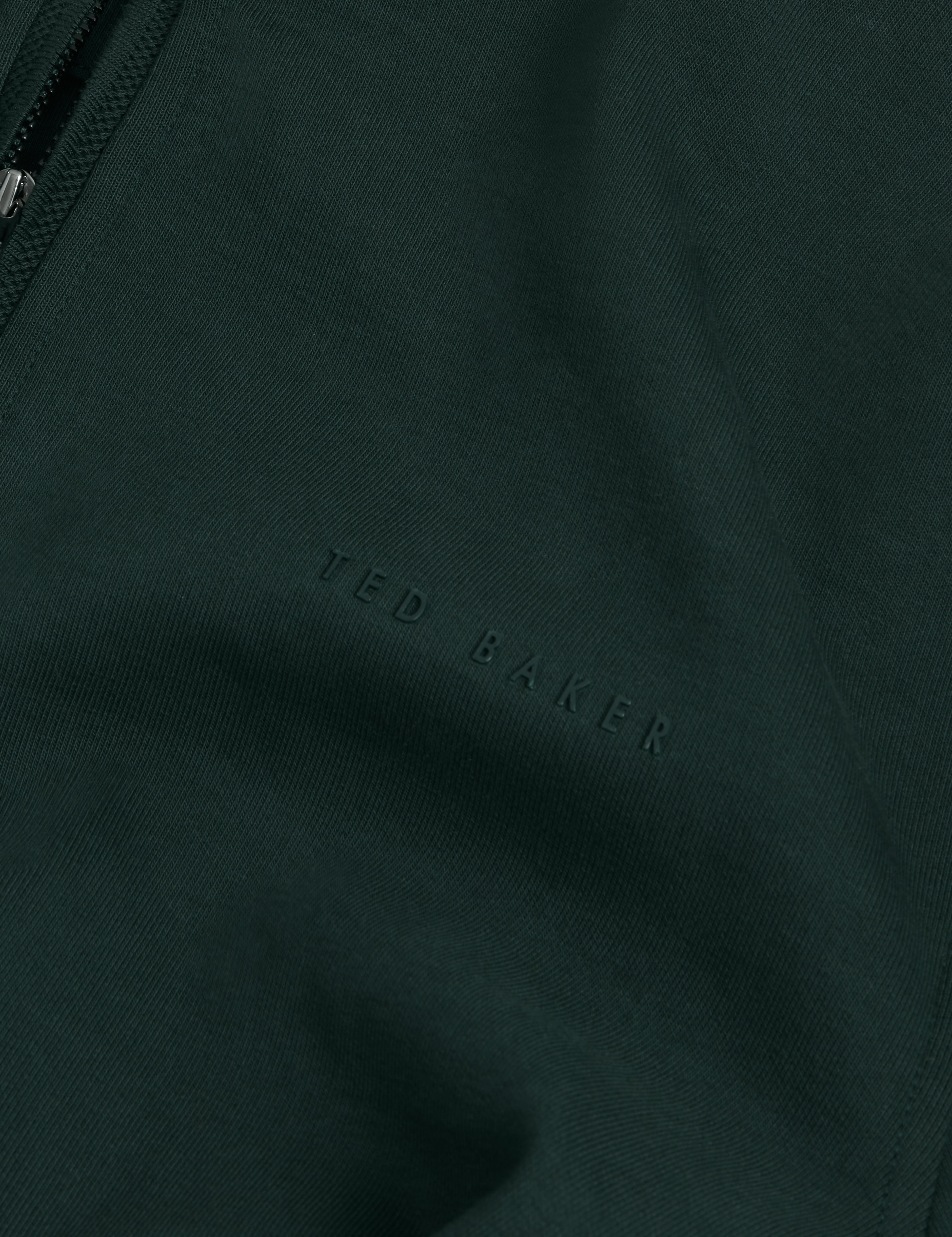 Crabtre Branded Honeycomb Trim Half Zip Dk-Green