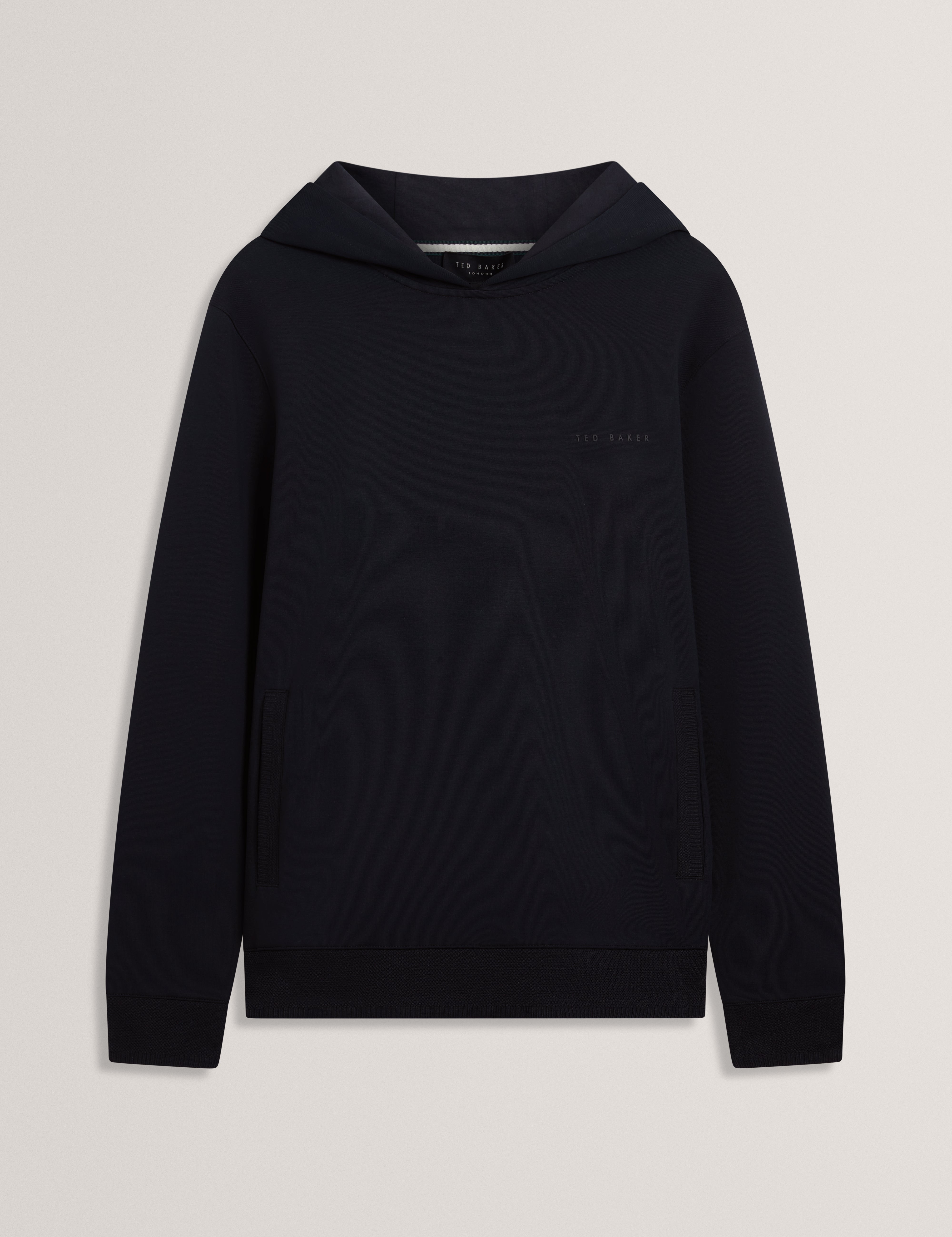 Boids Branded Honeycomb Trim Hoodie Navy