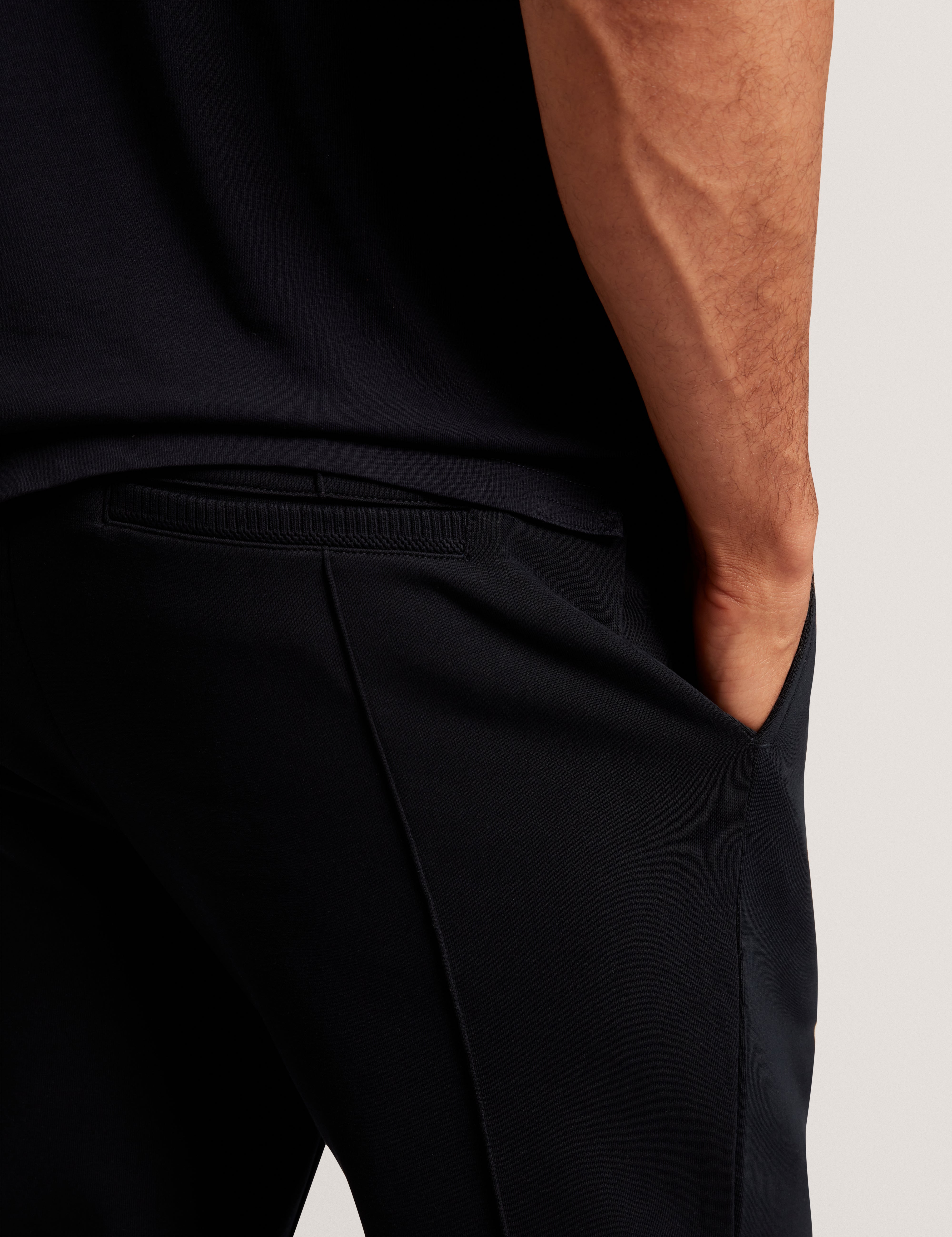 Rellas Branded Honeycomb Trim Jogger Navy