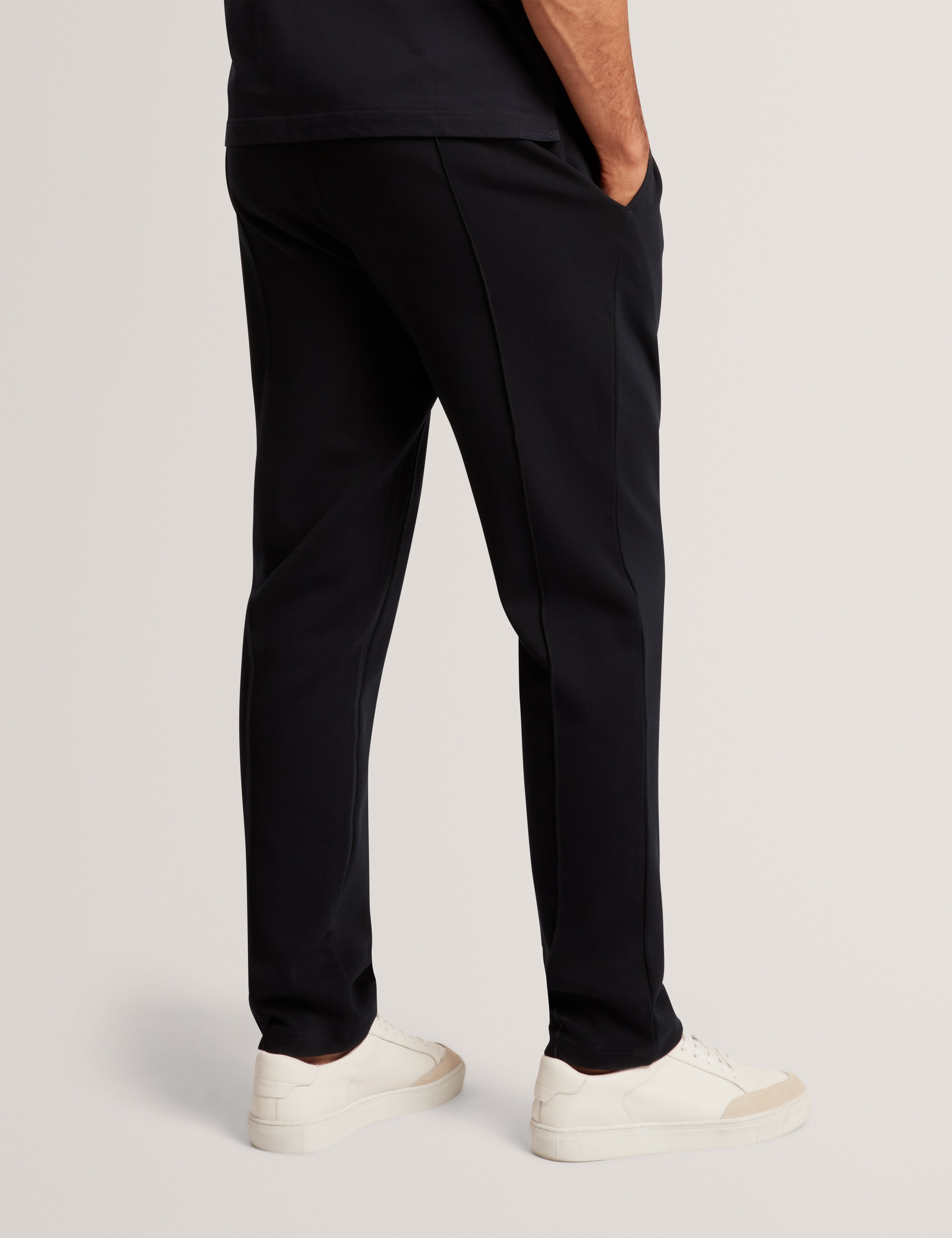 Rellas Branded Honeycomb Trim Jogger Navy
