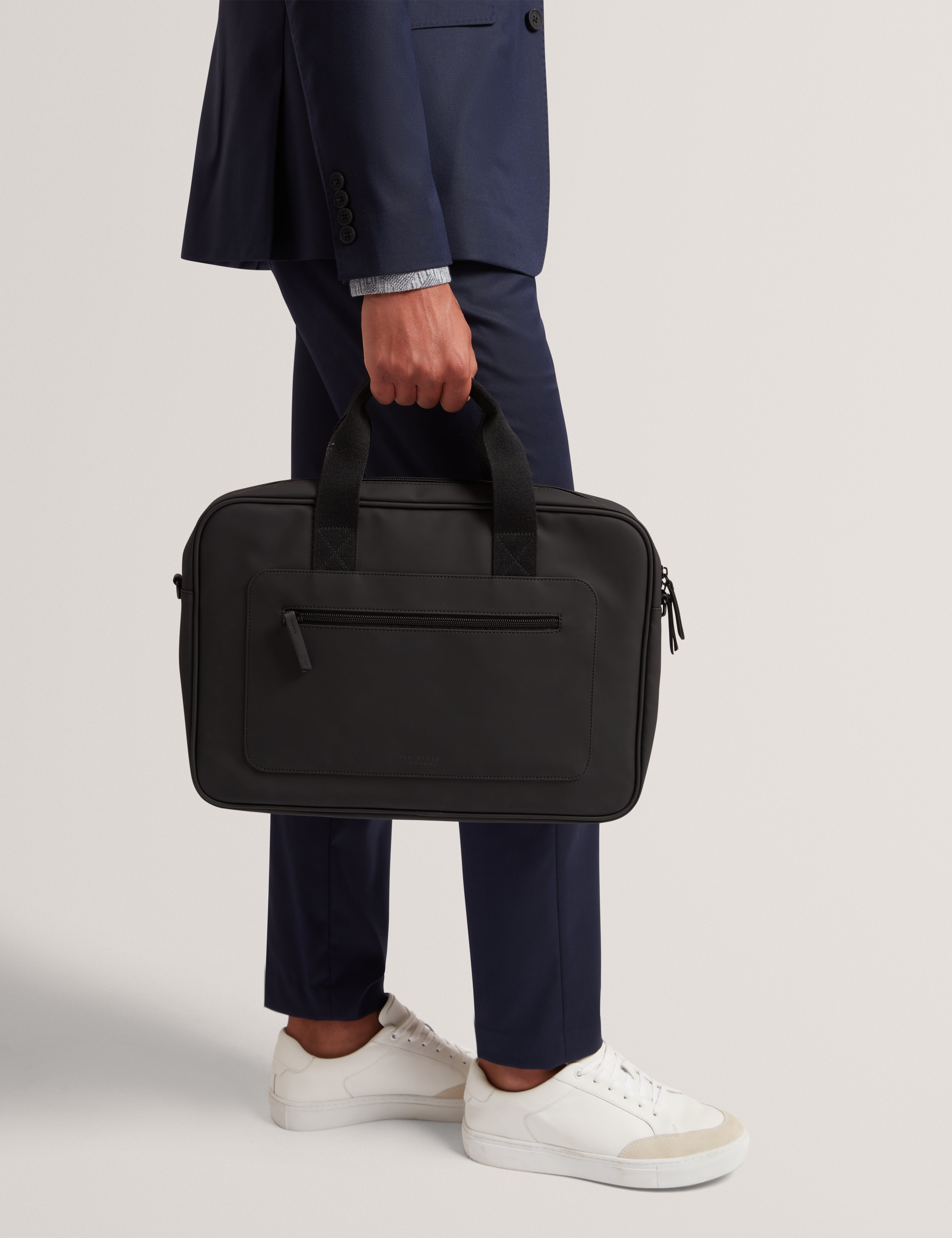 Rylies Rubberised Pu Document Bag Black