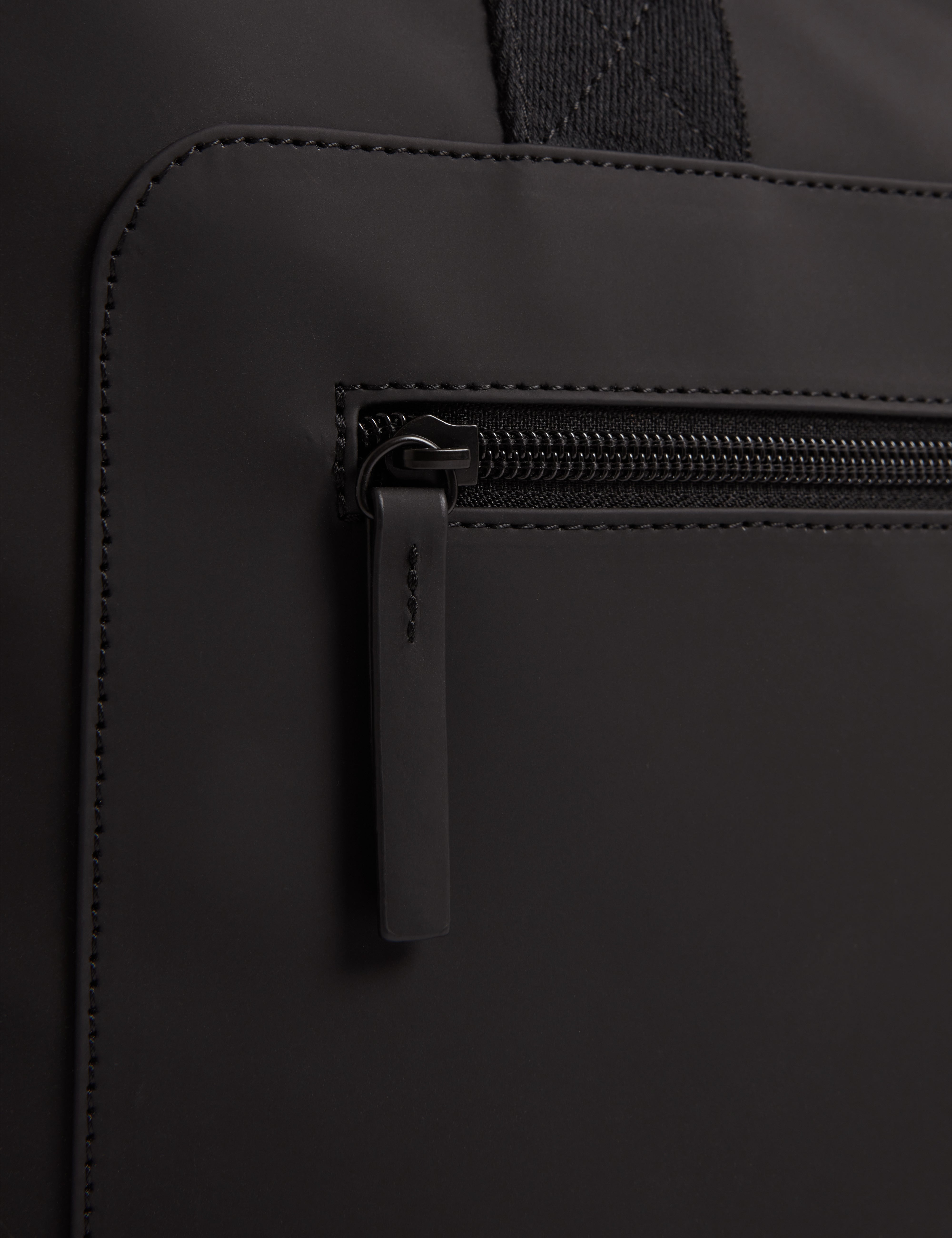 Rylies Rubberised Pu Document Bag Black