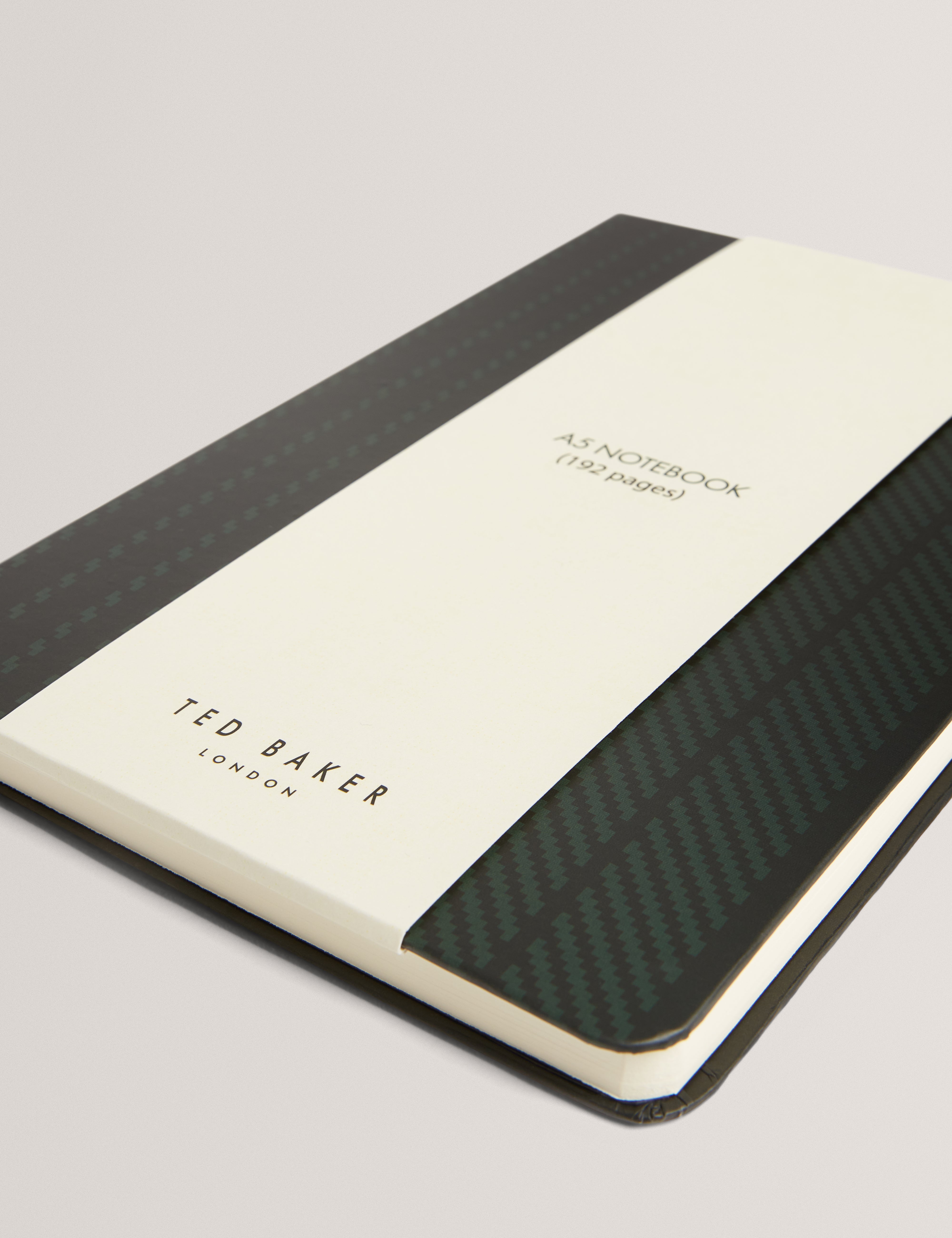 Wilston Printed Weave A5 Notebook Black