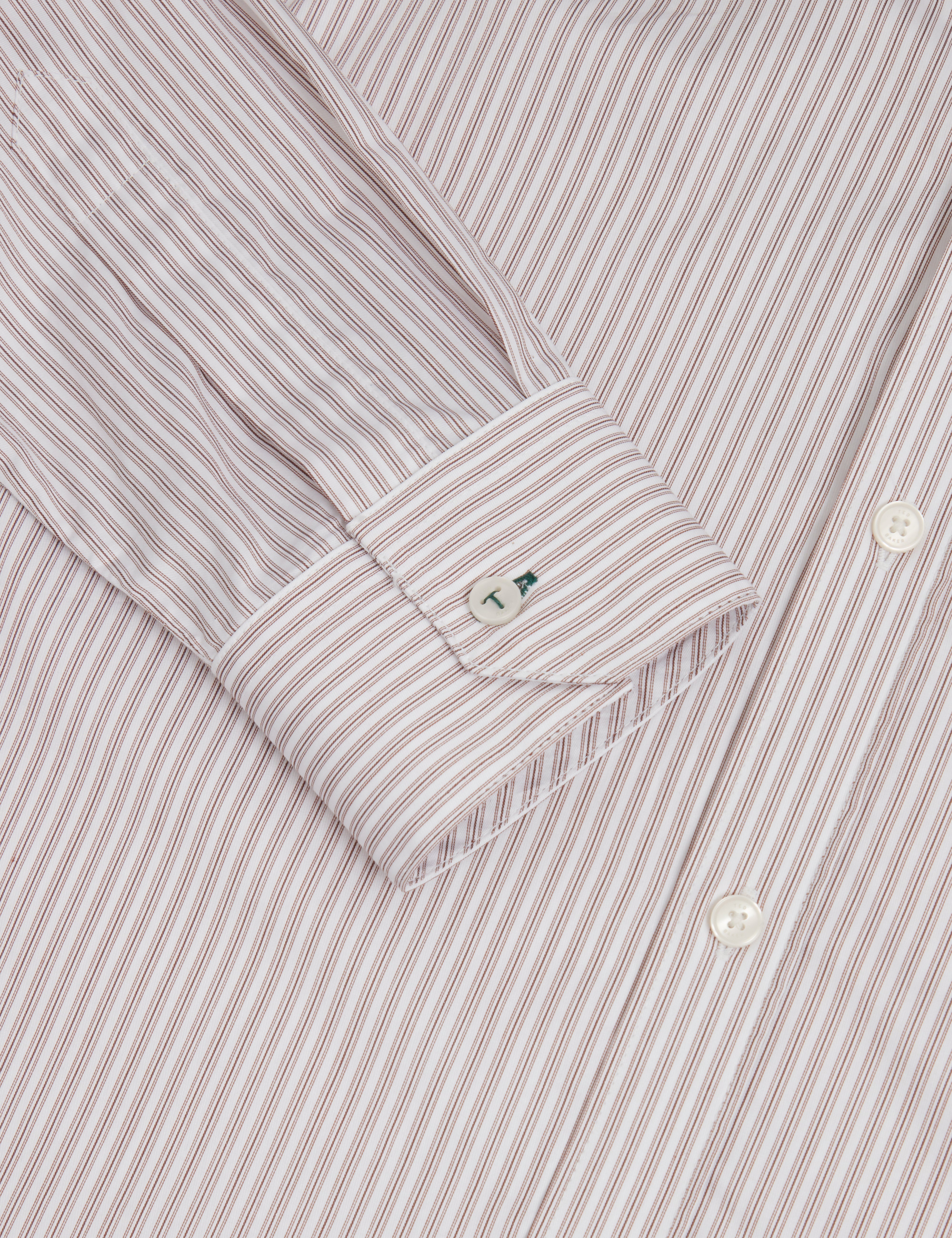 Sohoe Long Sleeve Regular Fit Striped Shirt Taupe