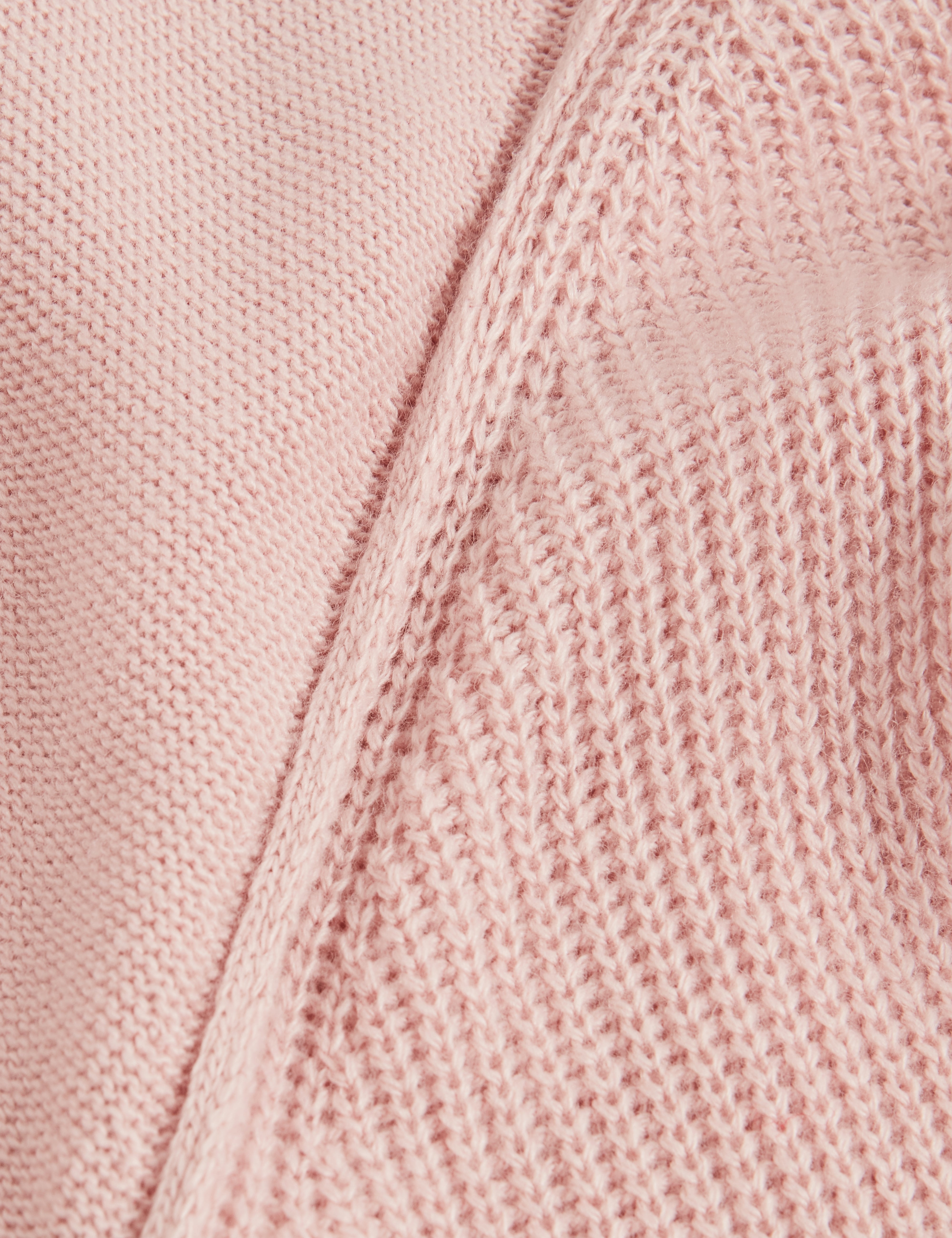 Vicckii Crew Neck Knitted Jumper Pl-Pink