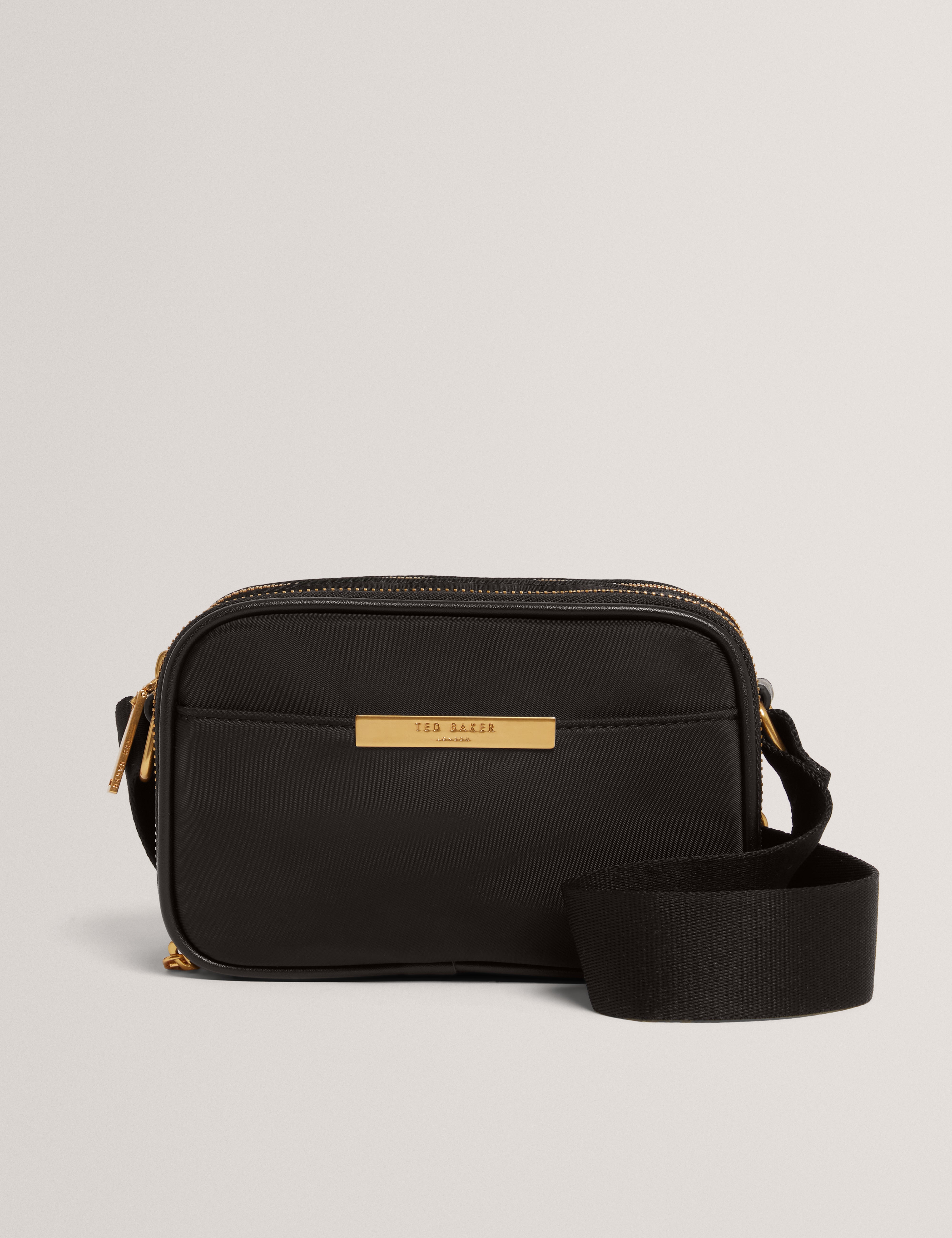 Nykila Nylon Small Crossbody Bag Black