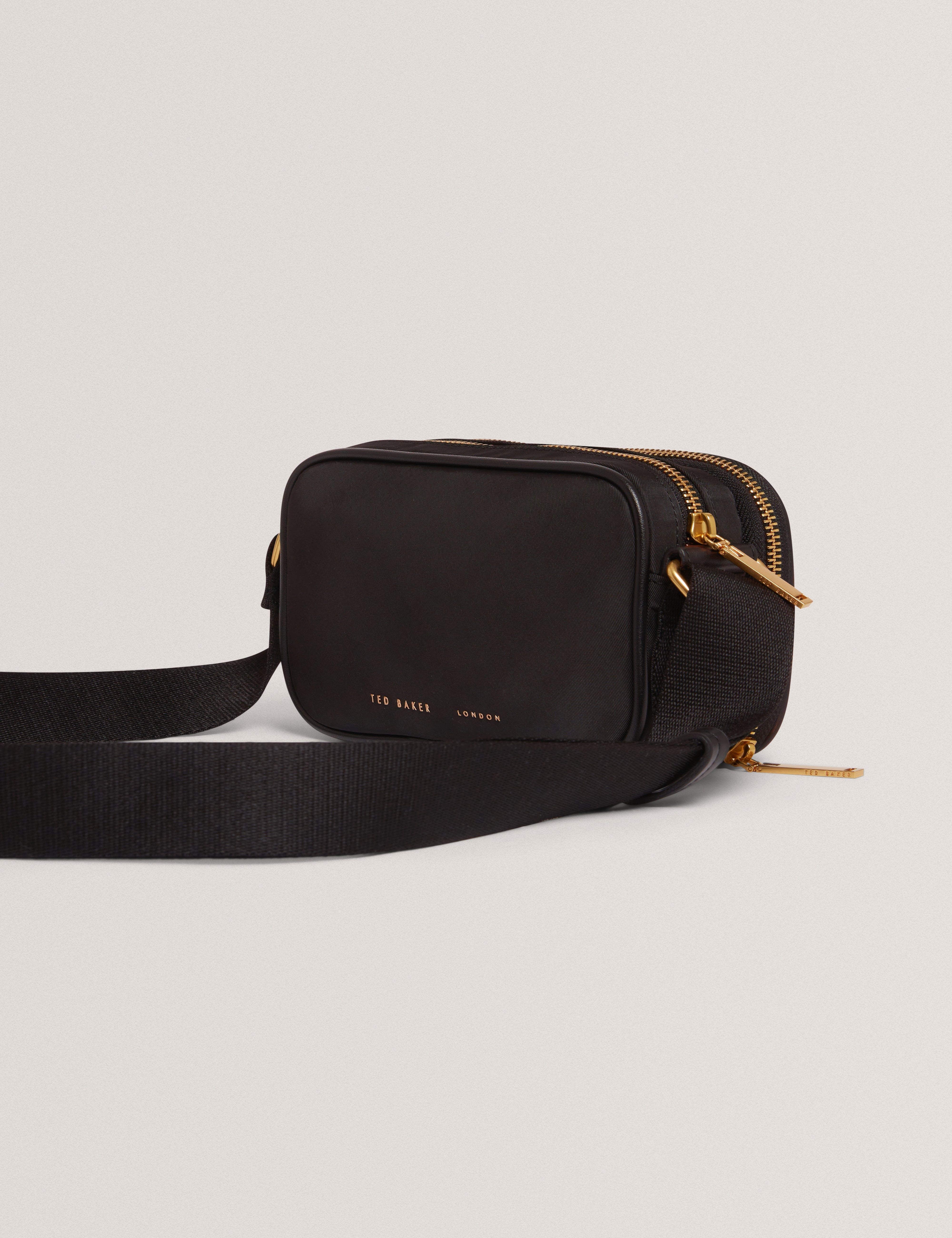 Nykila Nylon Small Crossbody Bag Black