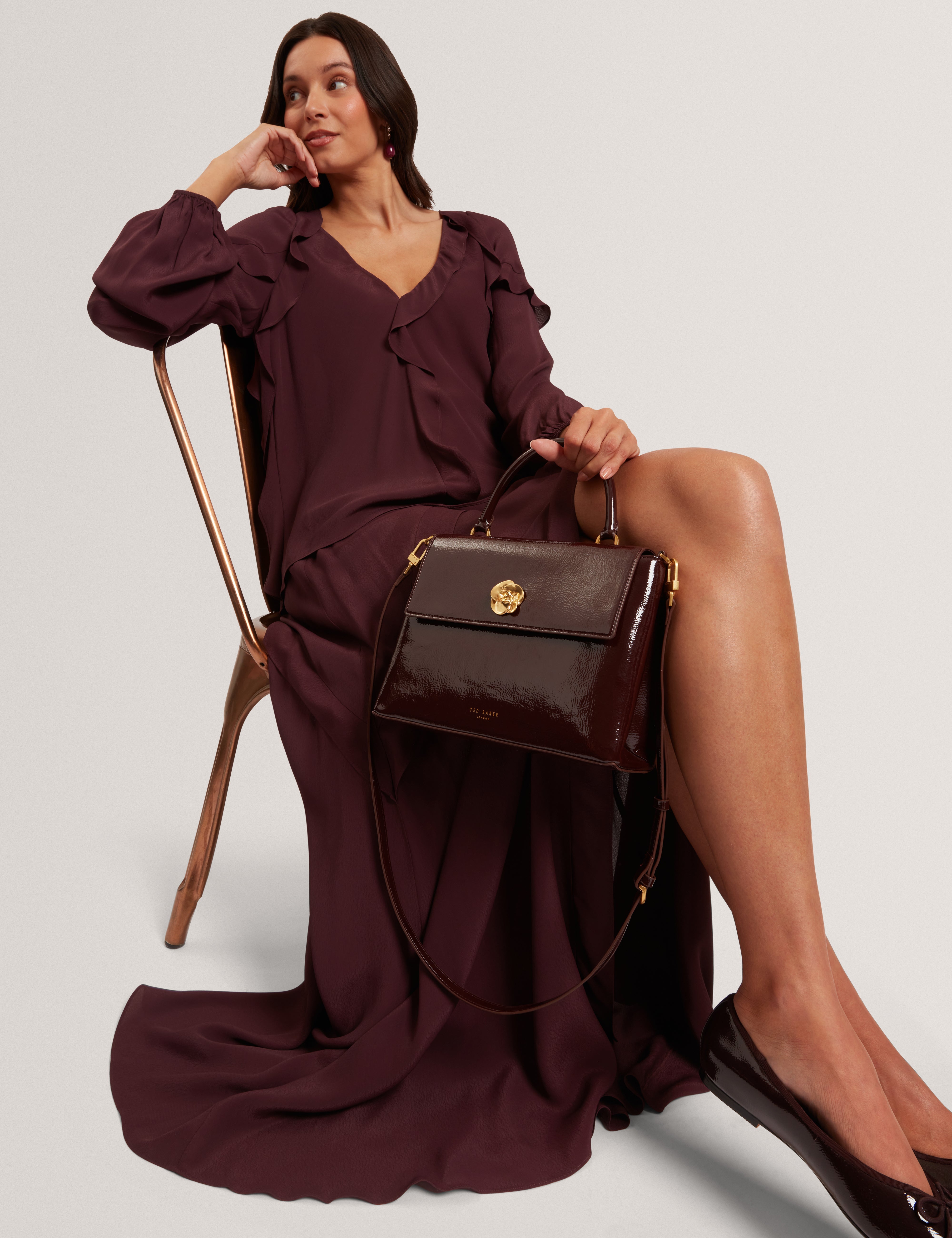 حقيبة روزناو روز ديت كرينك بمقبض علوي متوسط ​​الحجم من با واين