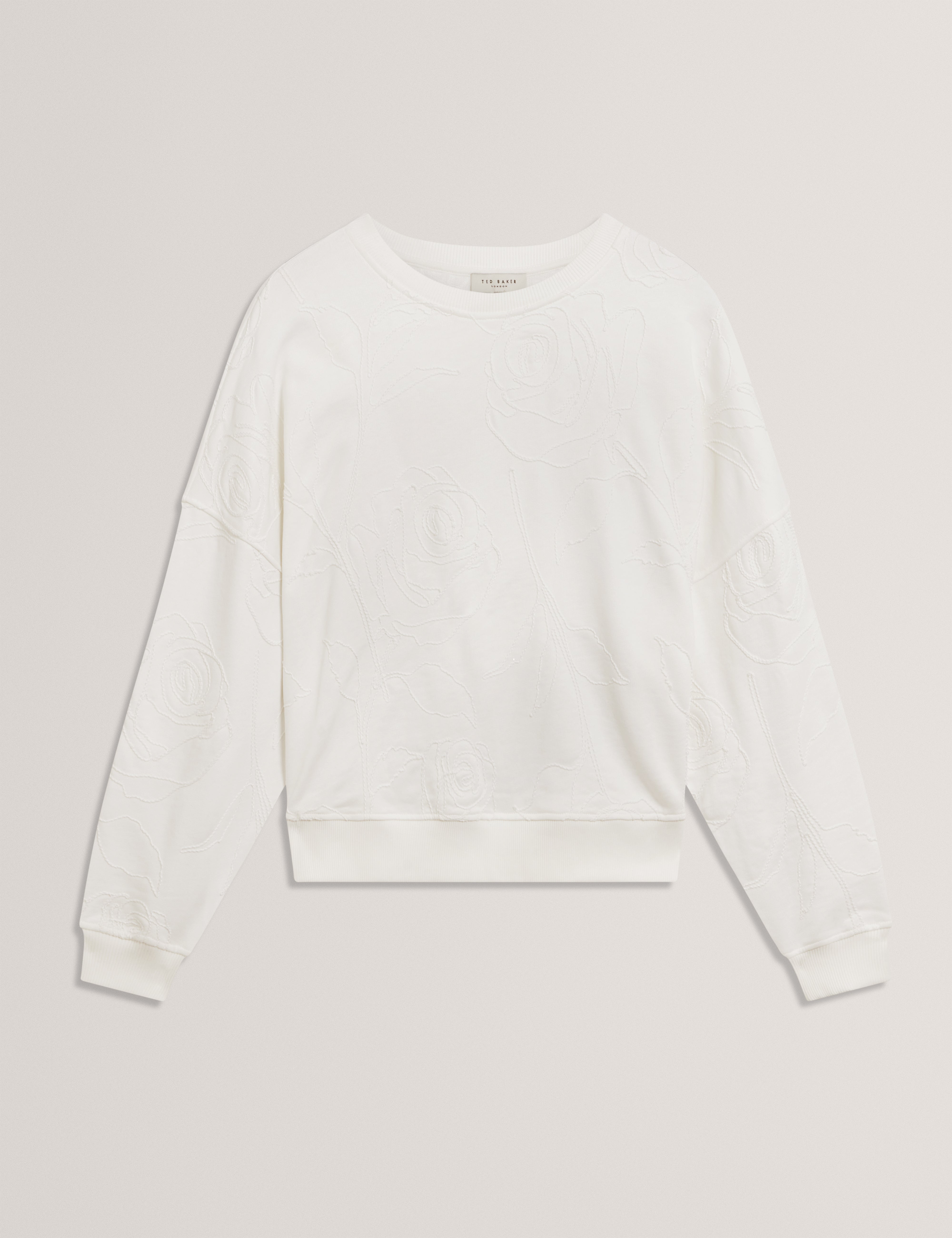 Zeppie Printed Sweatshirt Ivory