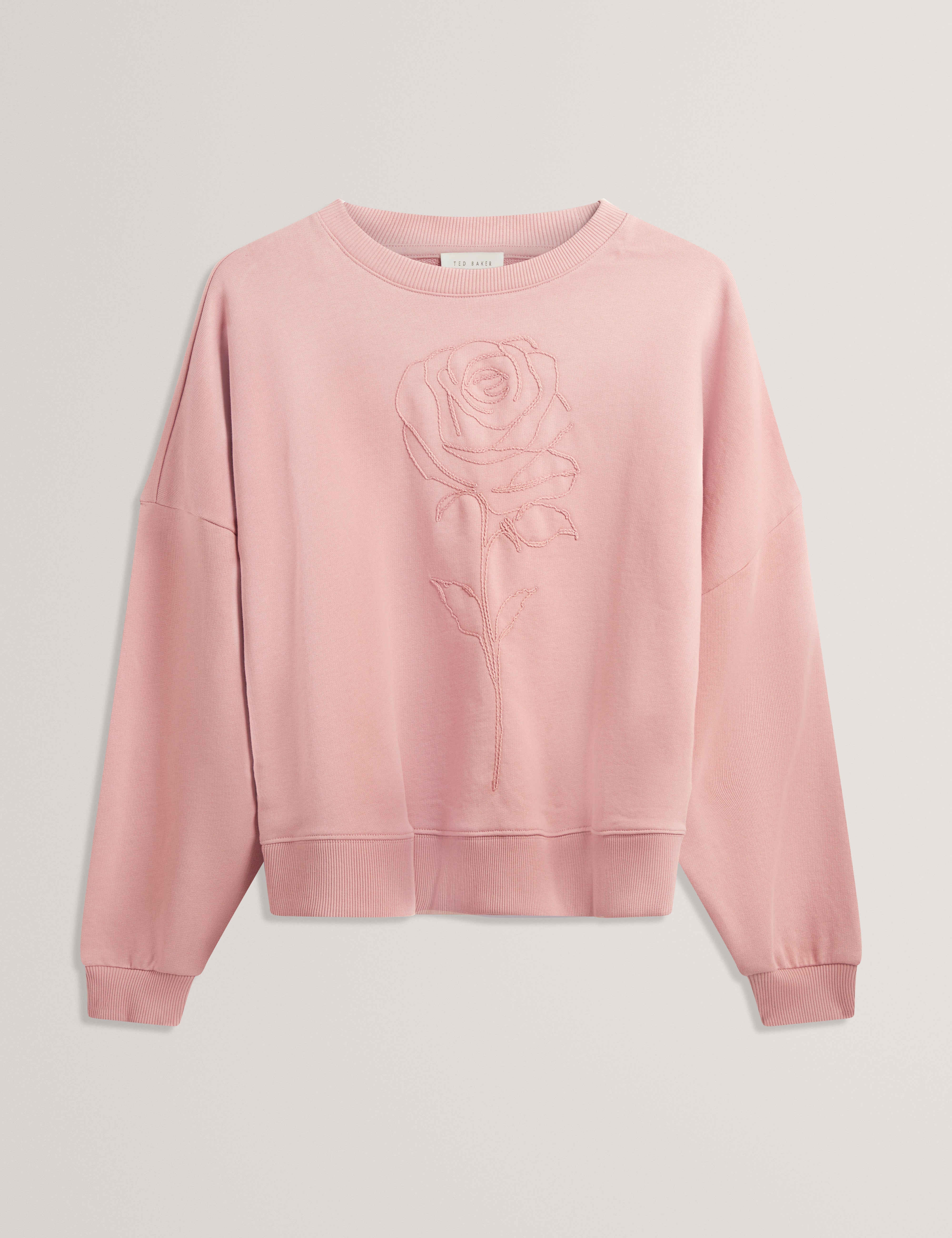 Marssia Printed Sweatshirt Dusky-Pink