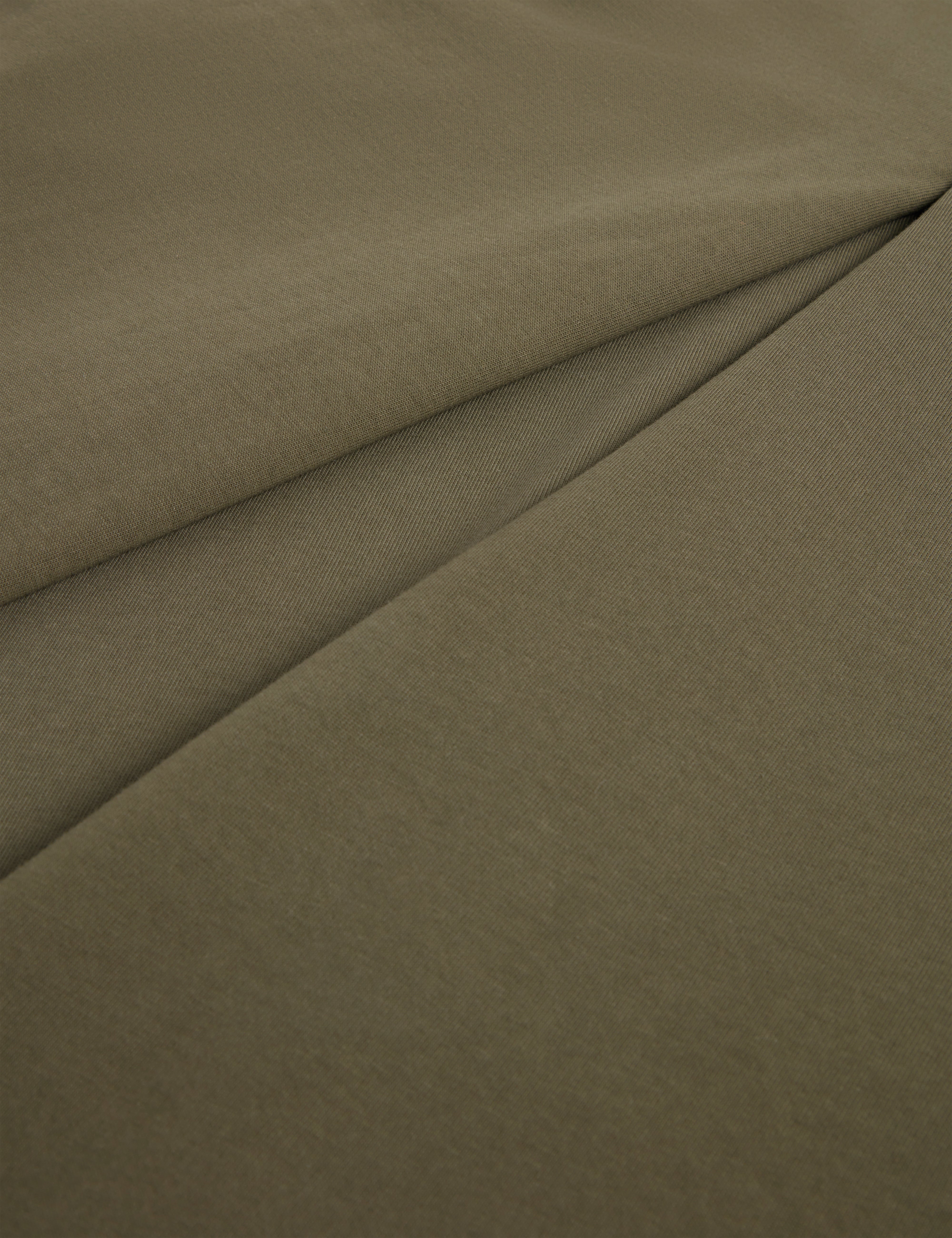 فوسيا فستان ميدي جيرسيه بأكمام قصيرة لون أخضر داكن