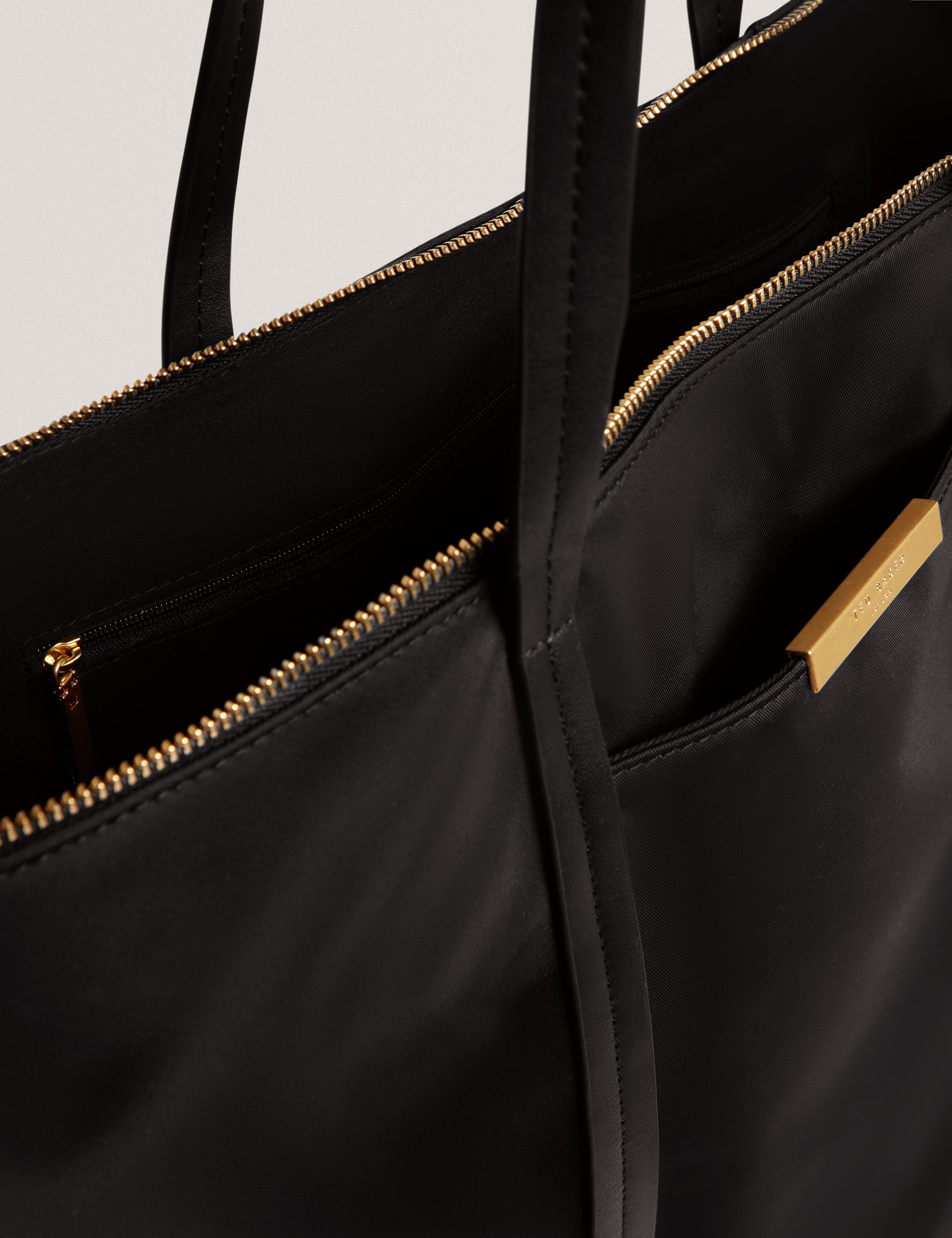 Nykyla Nylon Extra Large Tote Bag Black