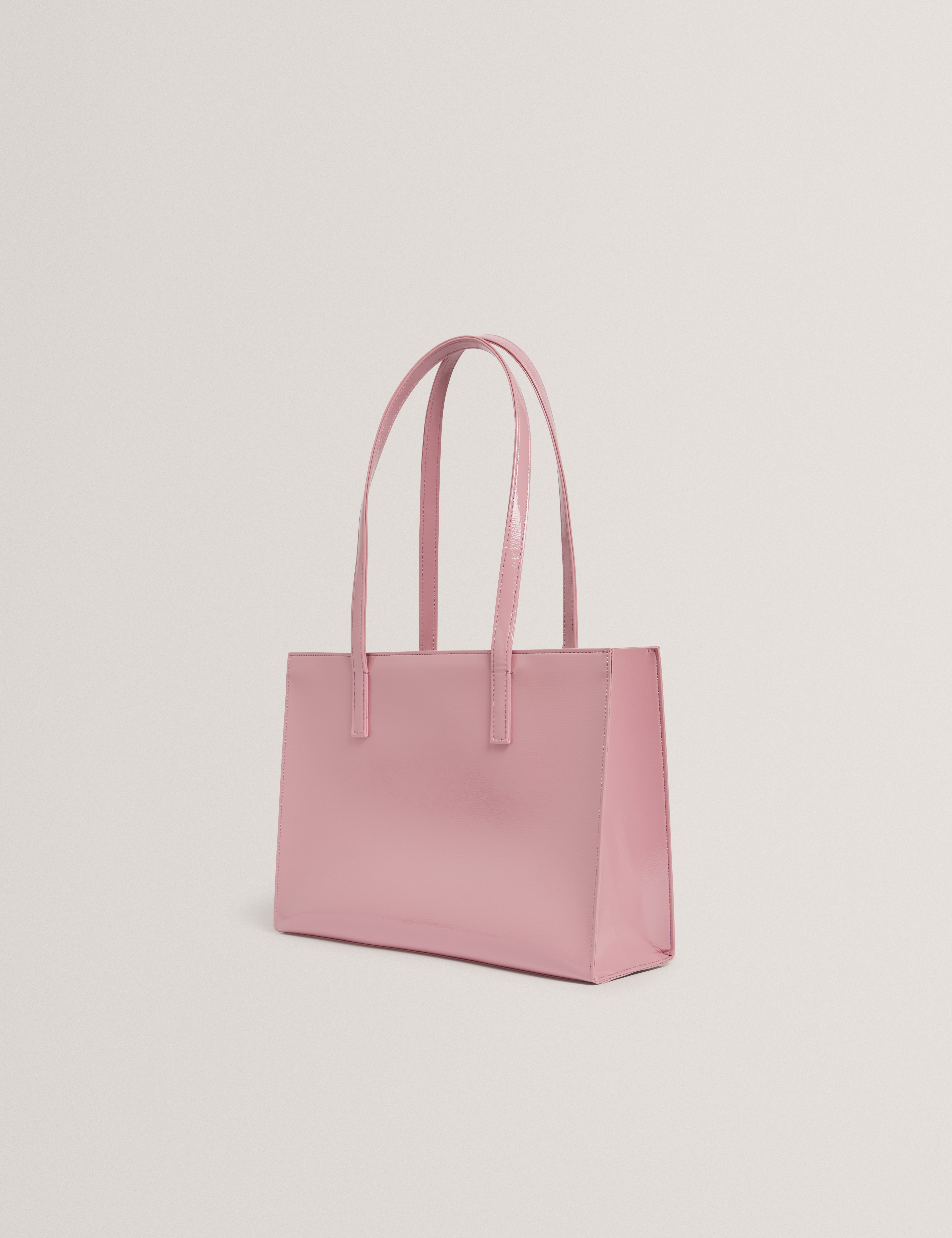 Crinell E/W Crinkle Elongated Icon Bag Pink