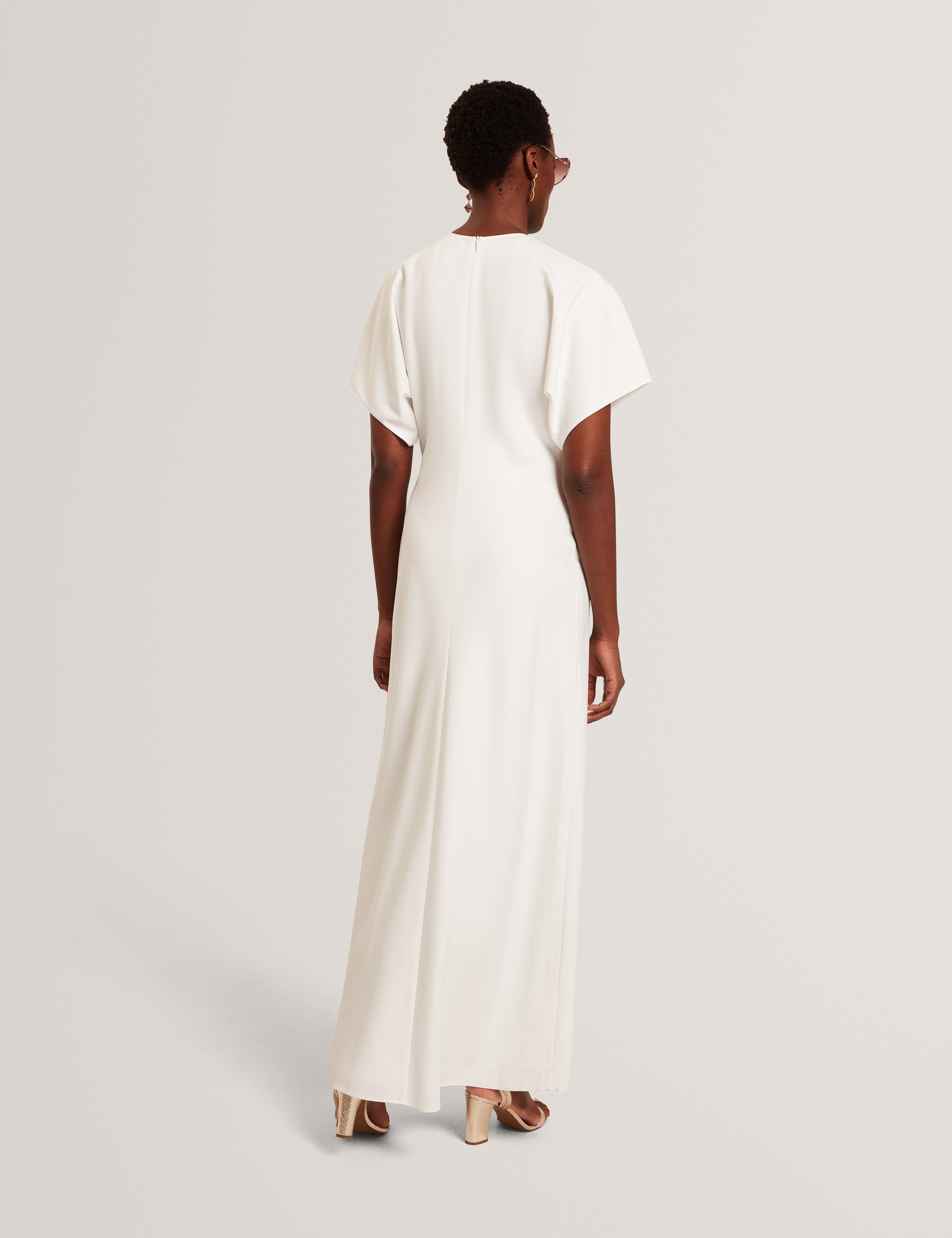 Zosha Column Maxi Dress Ivory