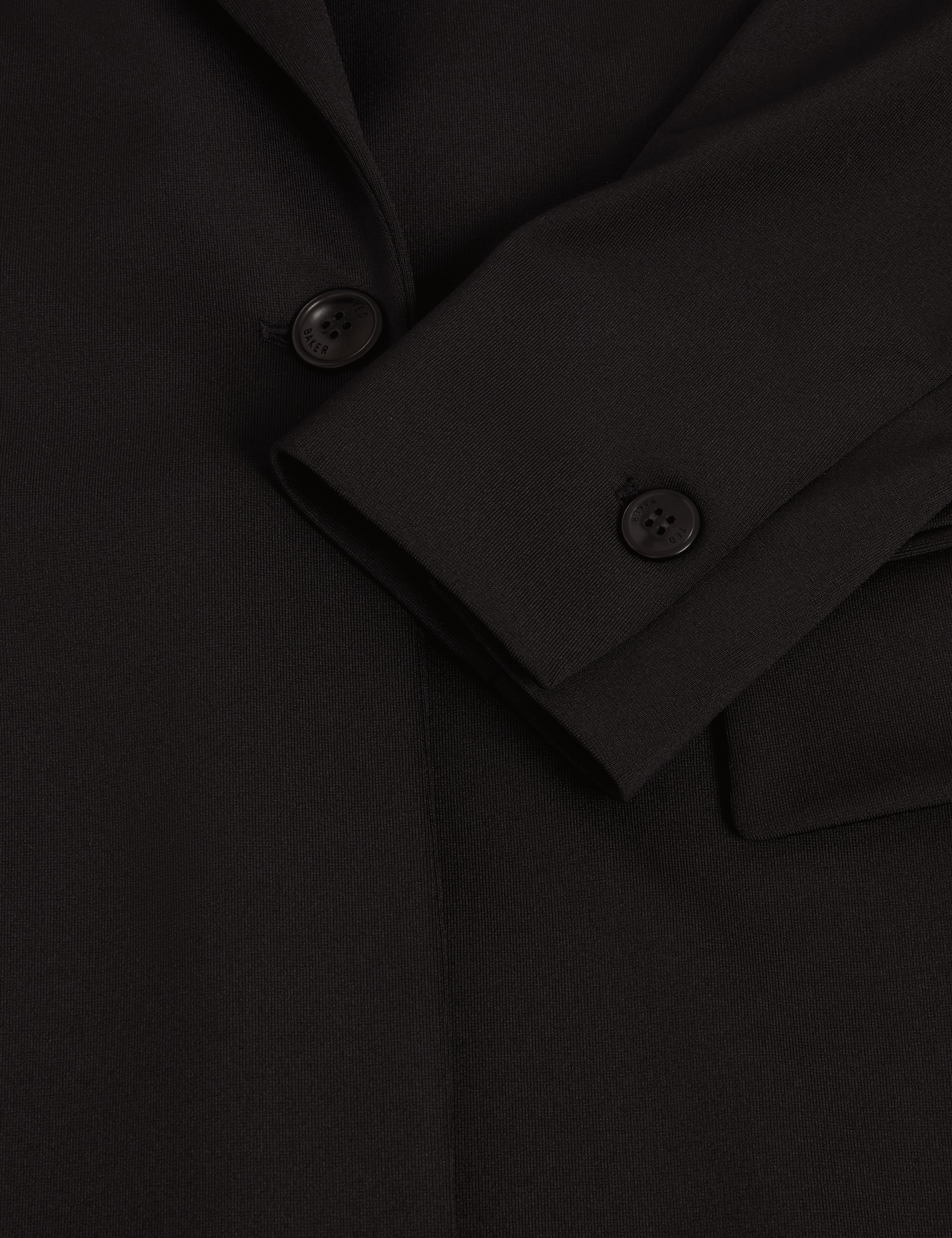 Indri Relaxed Tailored Ponte Blazer Black