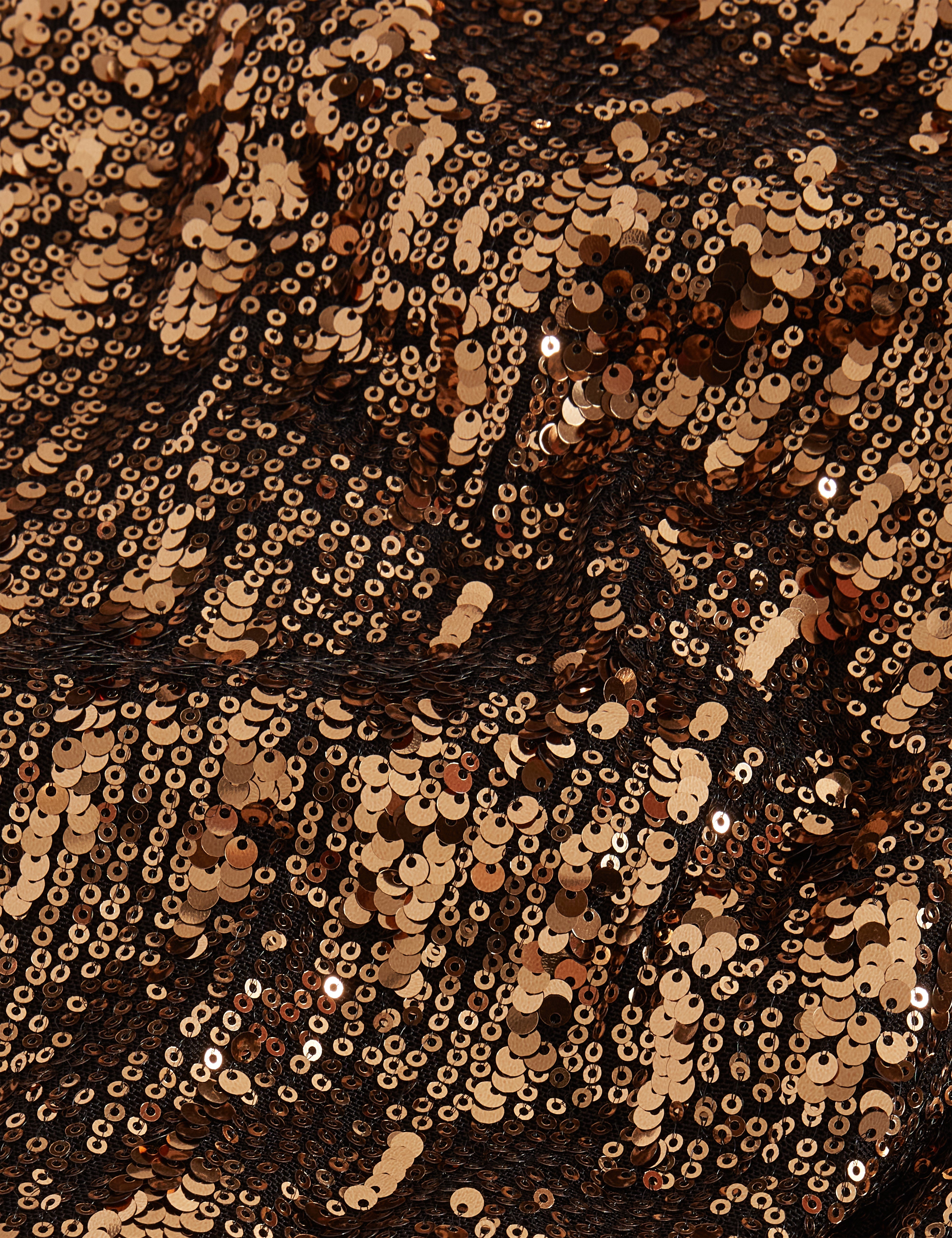 جادييا فستان ميدي مطرز بالترتر