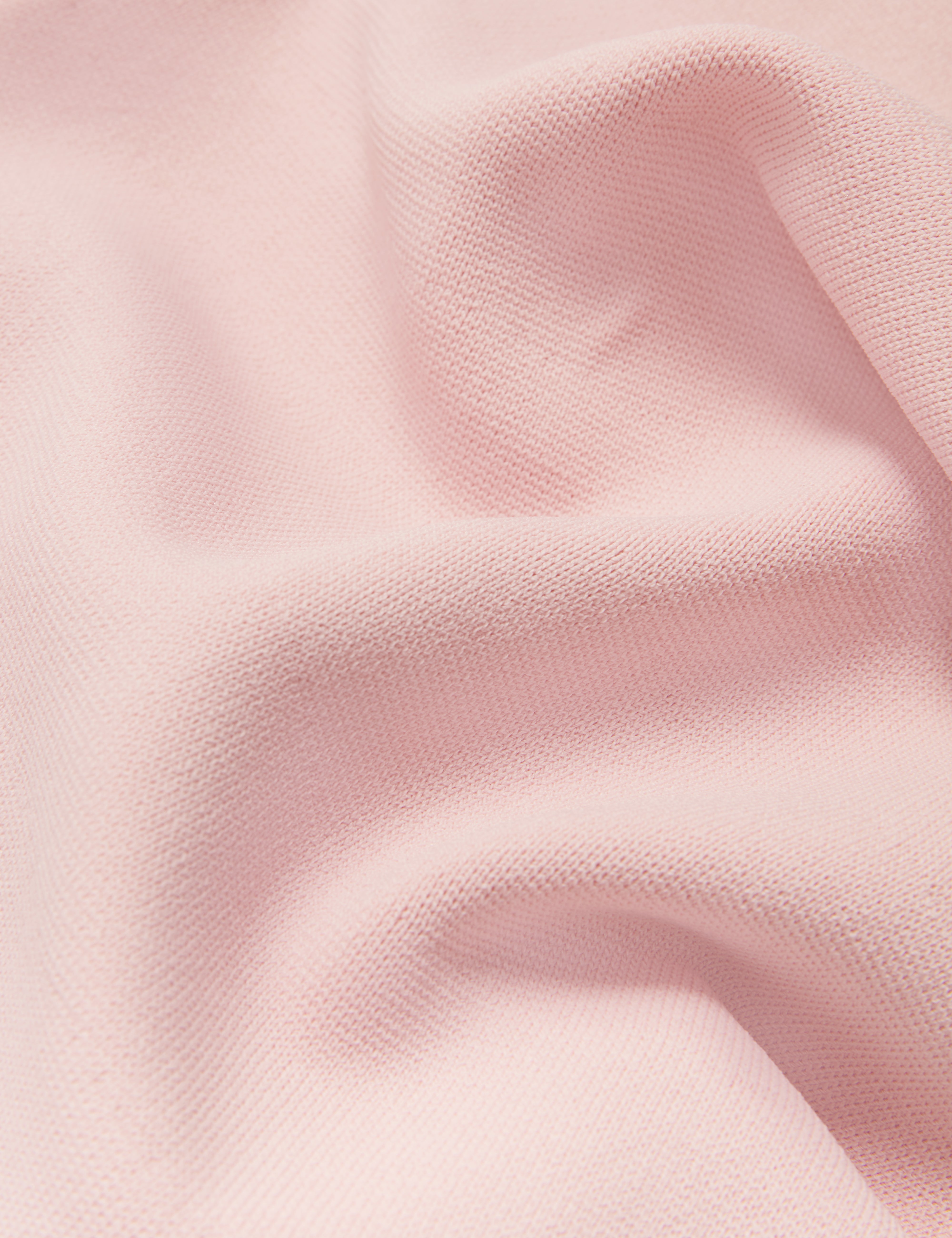 Receda Short Sleeve Knit Midi Dress Pink