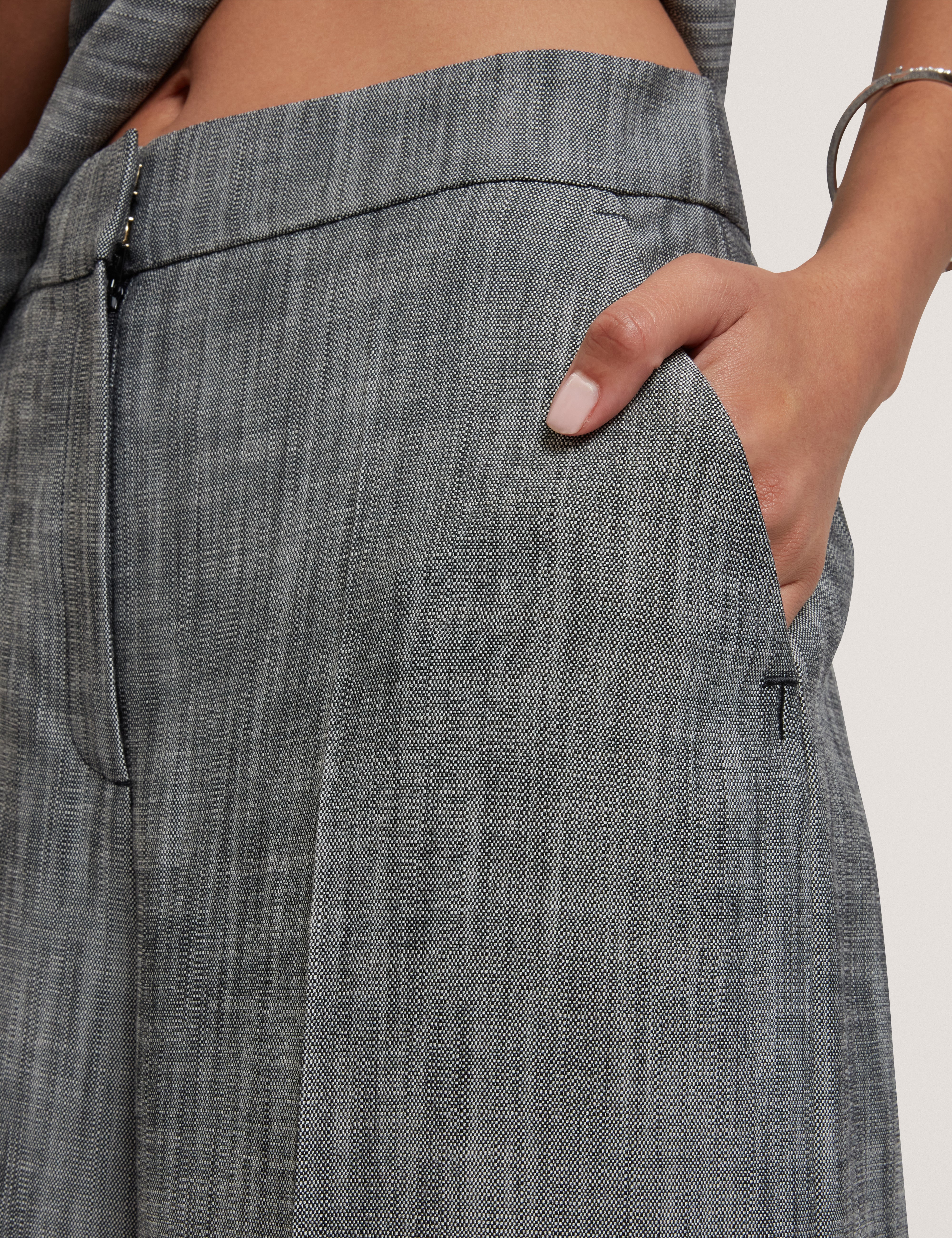 Peyat Tailored Wide Leg Trouser Black