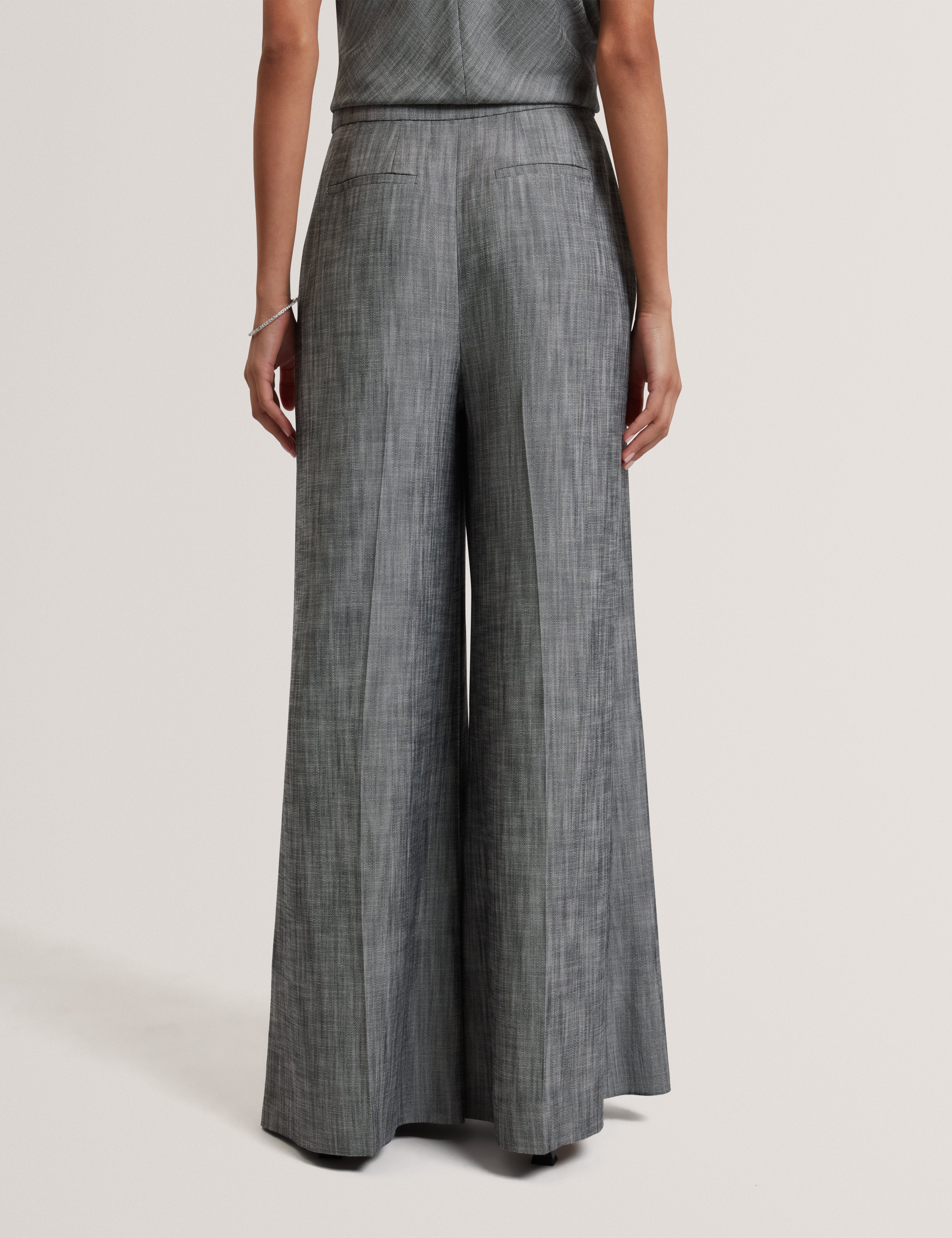 Peyat Tailored Wide Leg Trouser Black