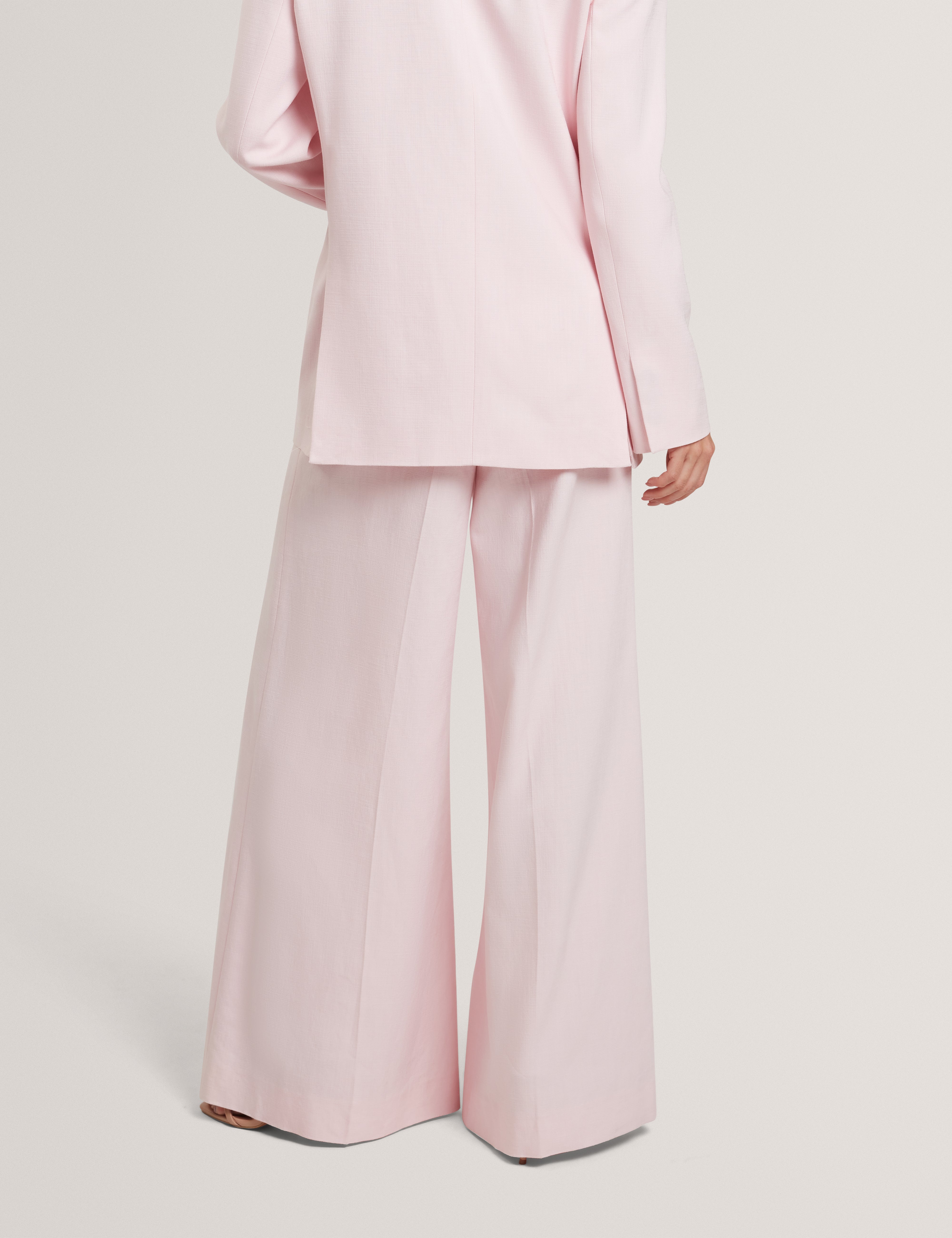 Peyat Tailored Wide Leg Trouser Lt-Pink