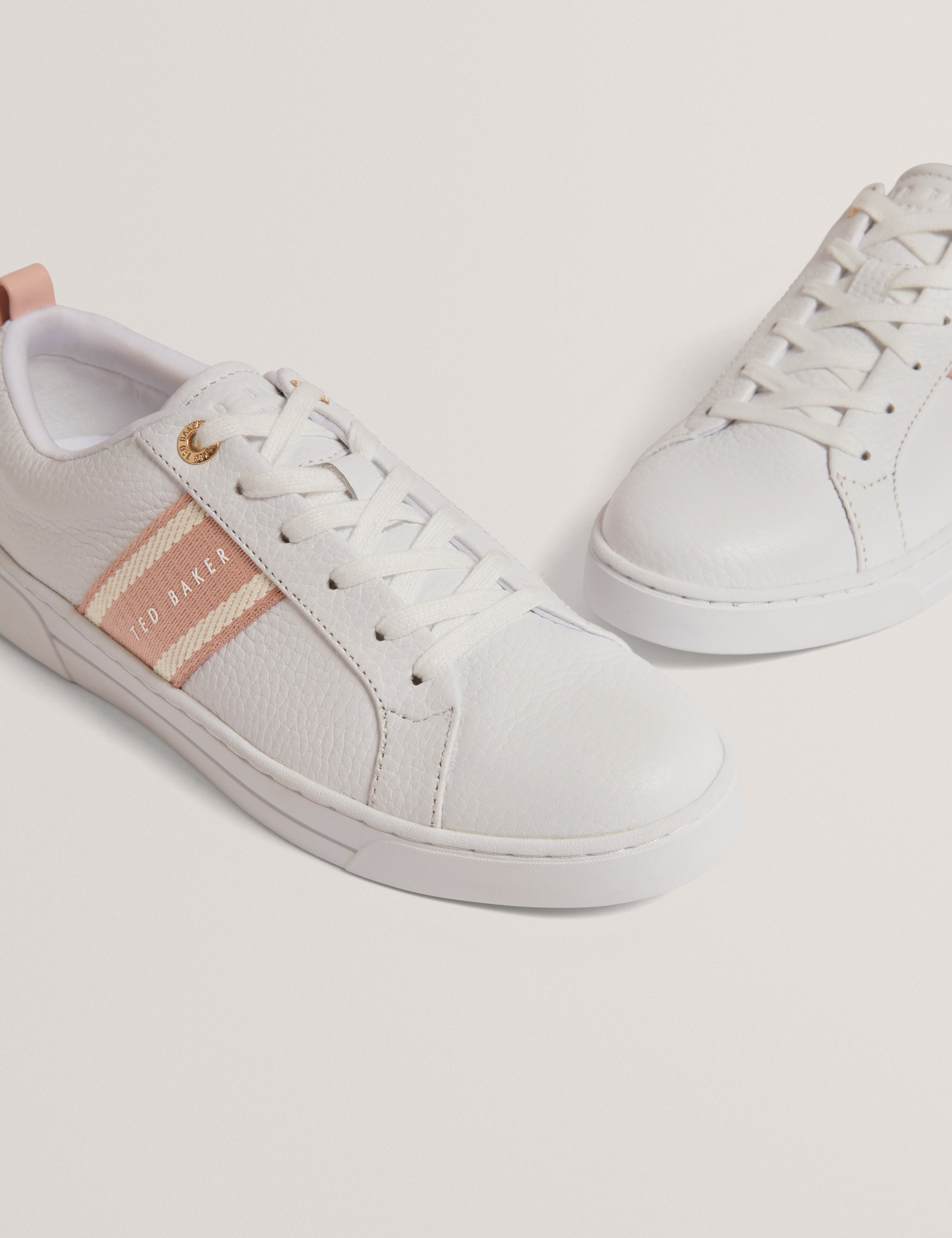 Bailly Webbing Detail Trainer Pink