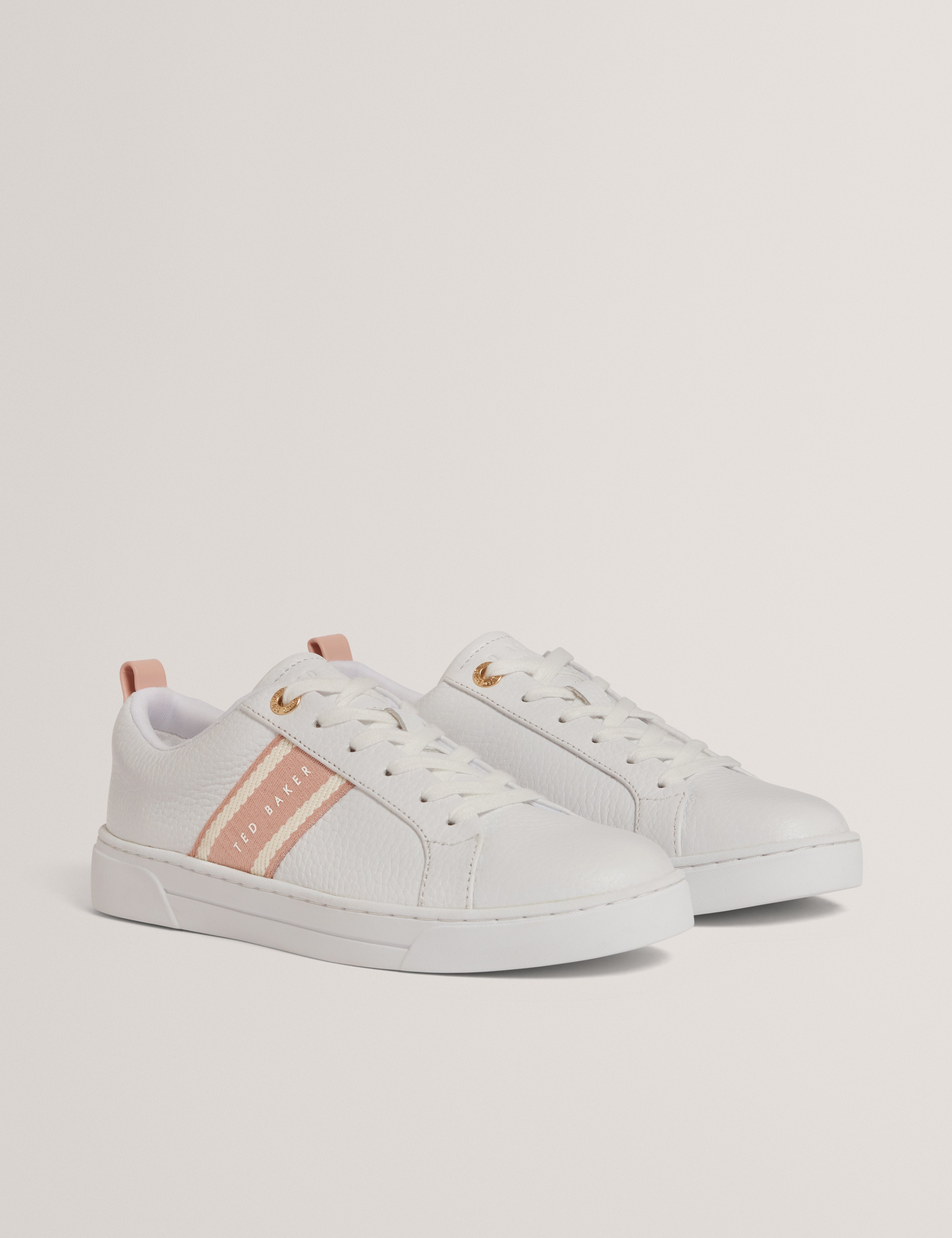 Bailly Webbing Detail Trainer Pink